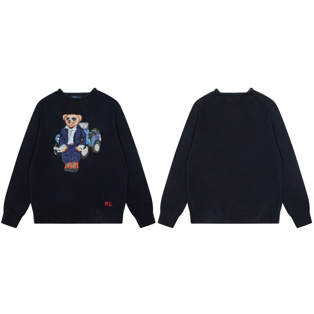 Ralph Lauren Polo Bear Cotton Sweater - DesignerGu