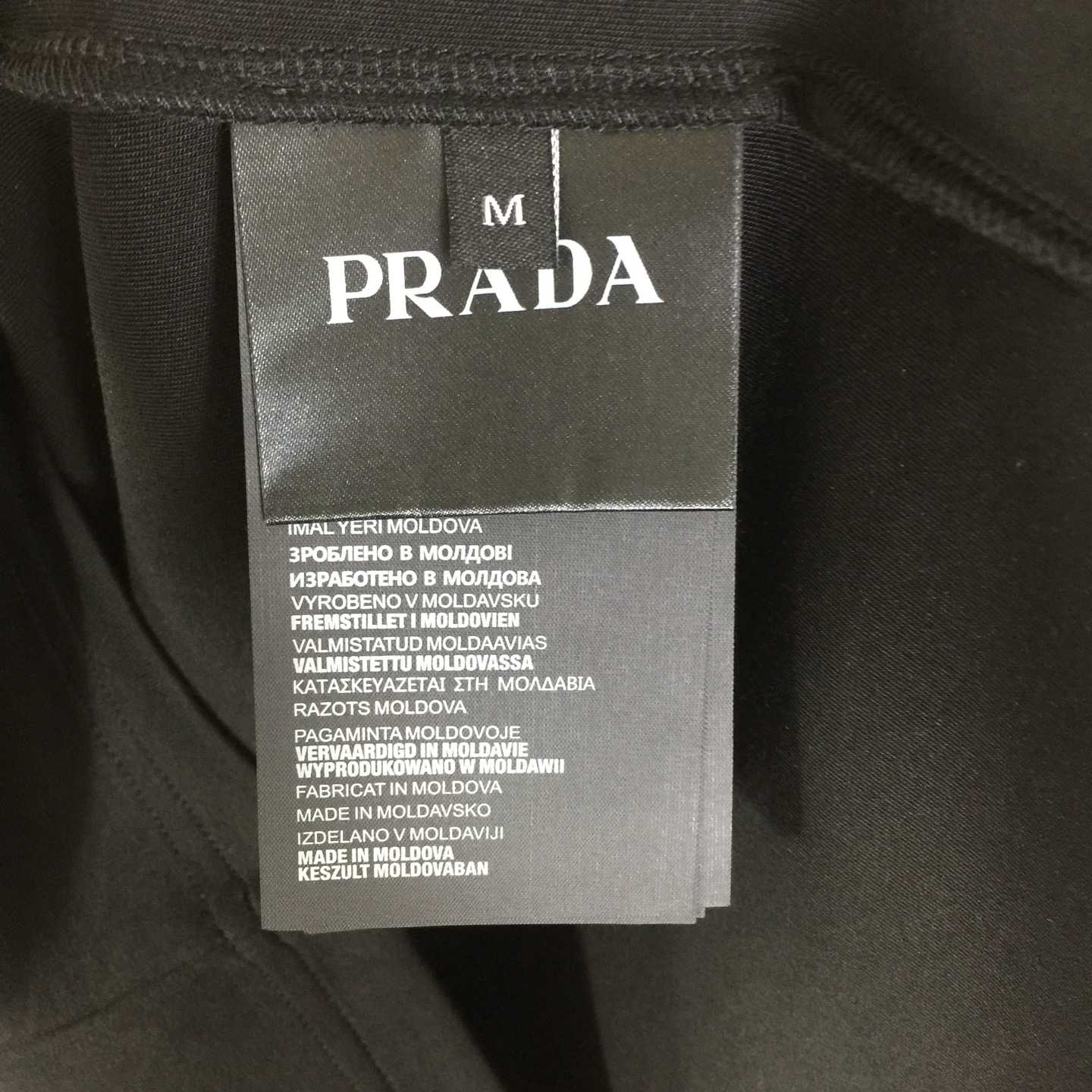 Prada Logo Cotton Tee - DesignerGu