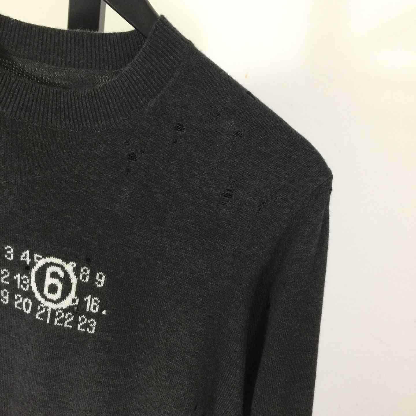 MM6 Maison Margiela Numbers-motif Sweater - DesignerGu