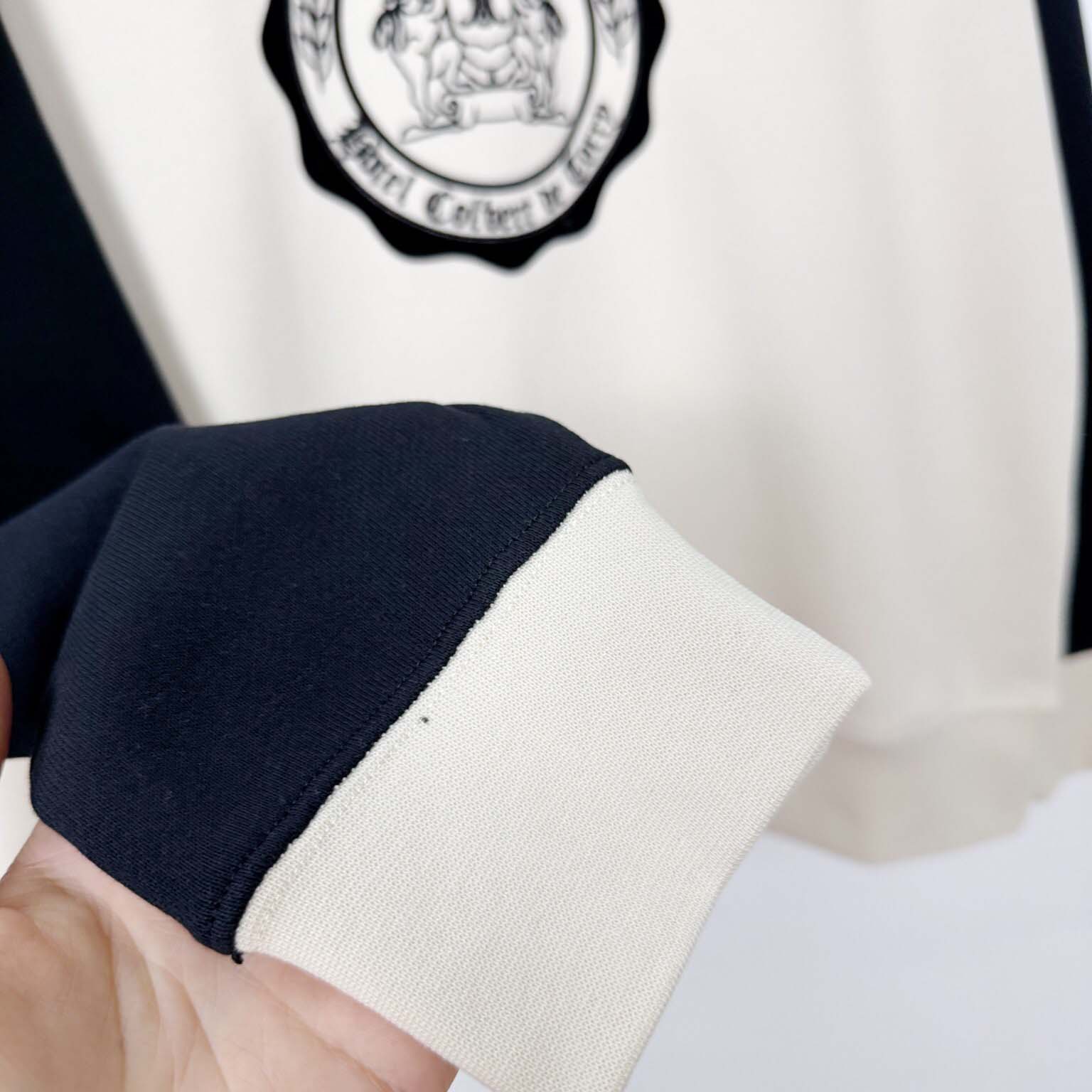 Celine Blason Loose Sweatshirt In Cotton Fleece - DesignerGu