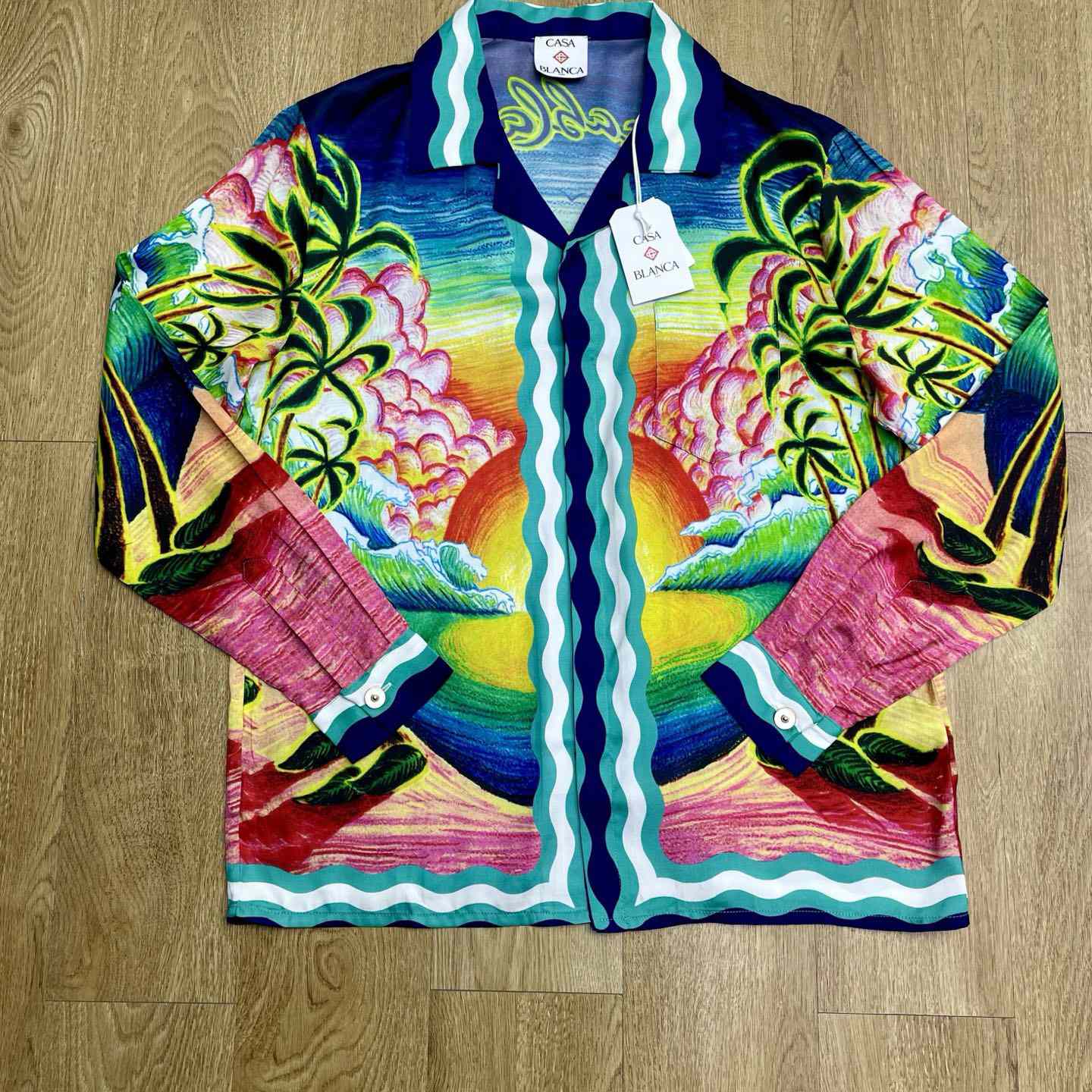 Casablanca Danse De La Mer Shirt   CA3547 - DesignerGu