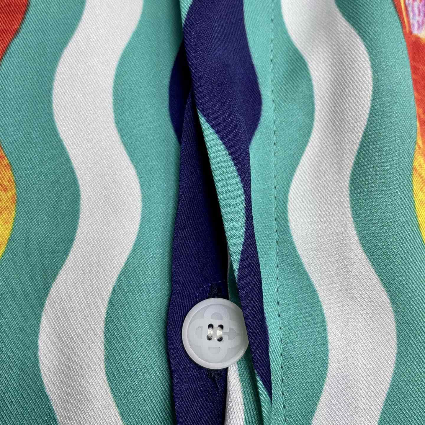 Casablanca Danse De La Mer Shirt   CA3547 - DesignerGu