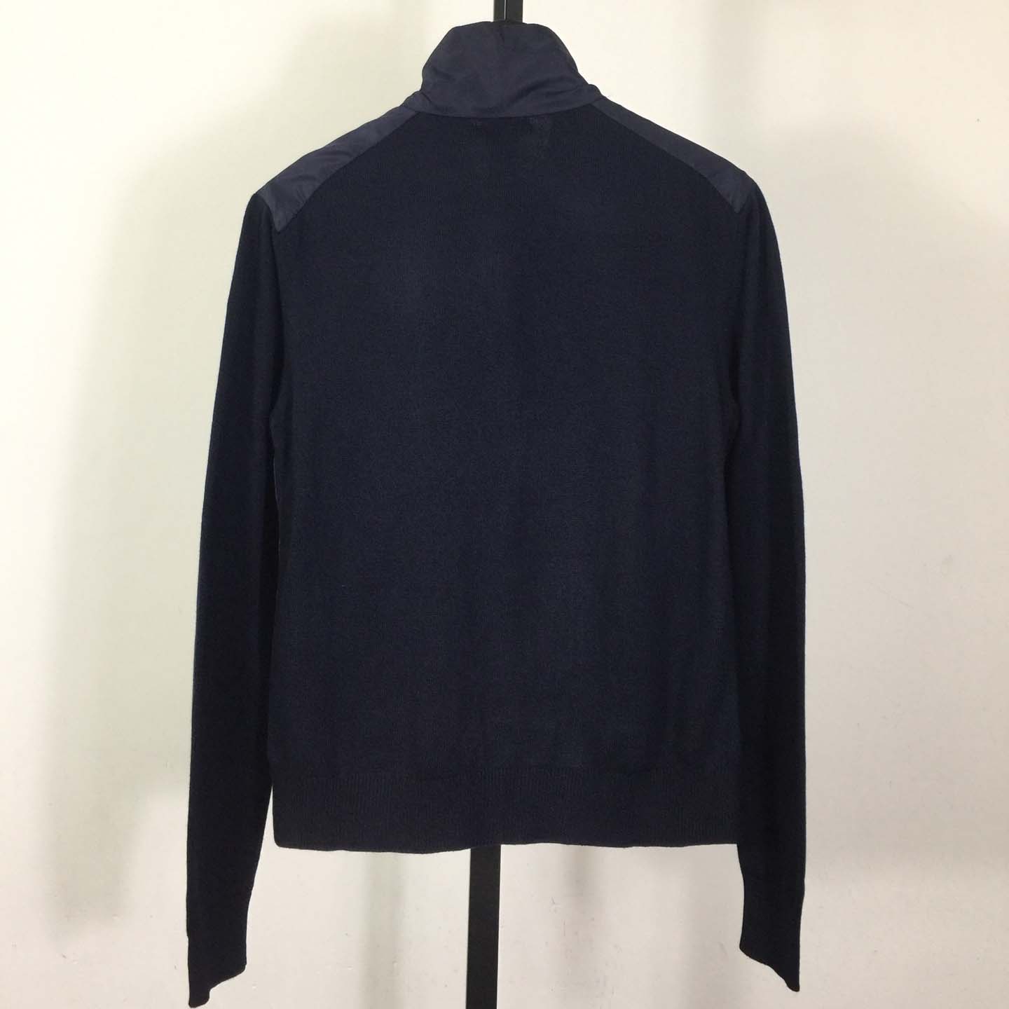 Prada Superfine Wool Zipper Cardigan - DesignerGu