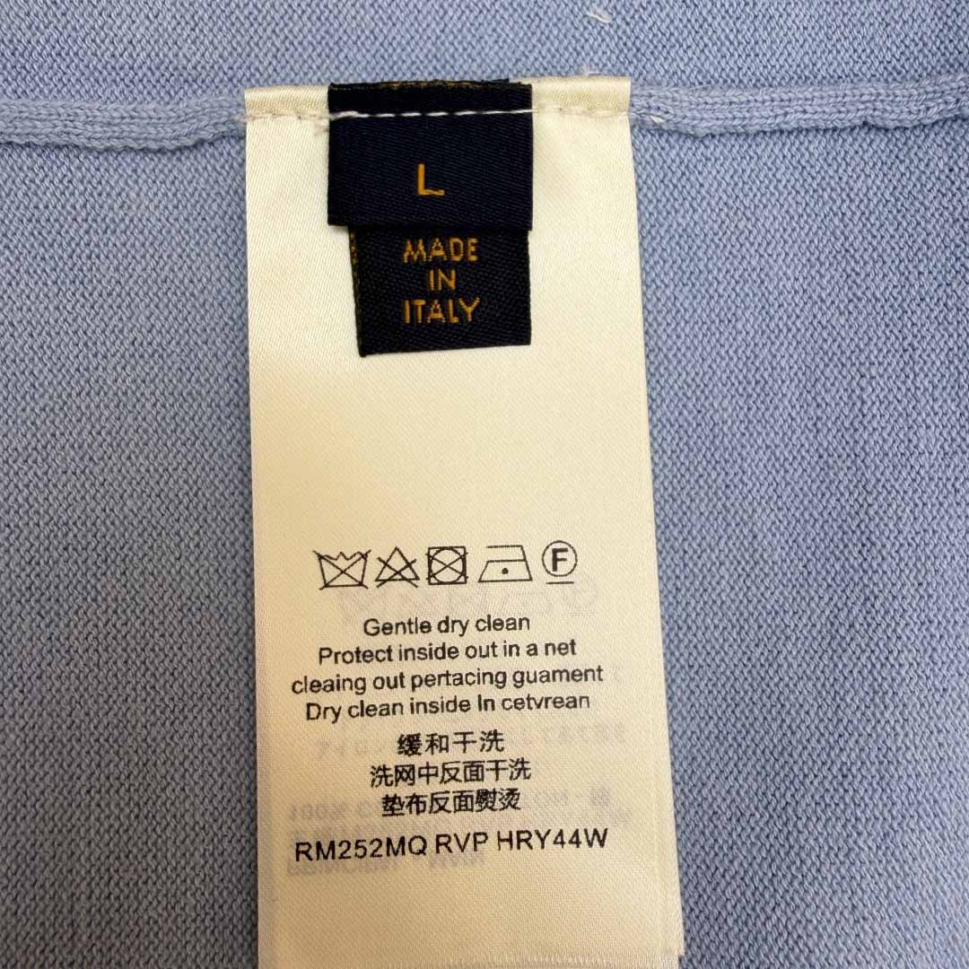 Louis Vuitton Silk-Cotton Short-Sleeved Crewneck   1AIJYL - DesignerGu