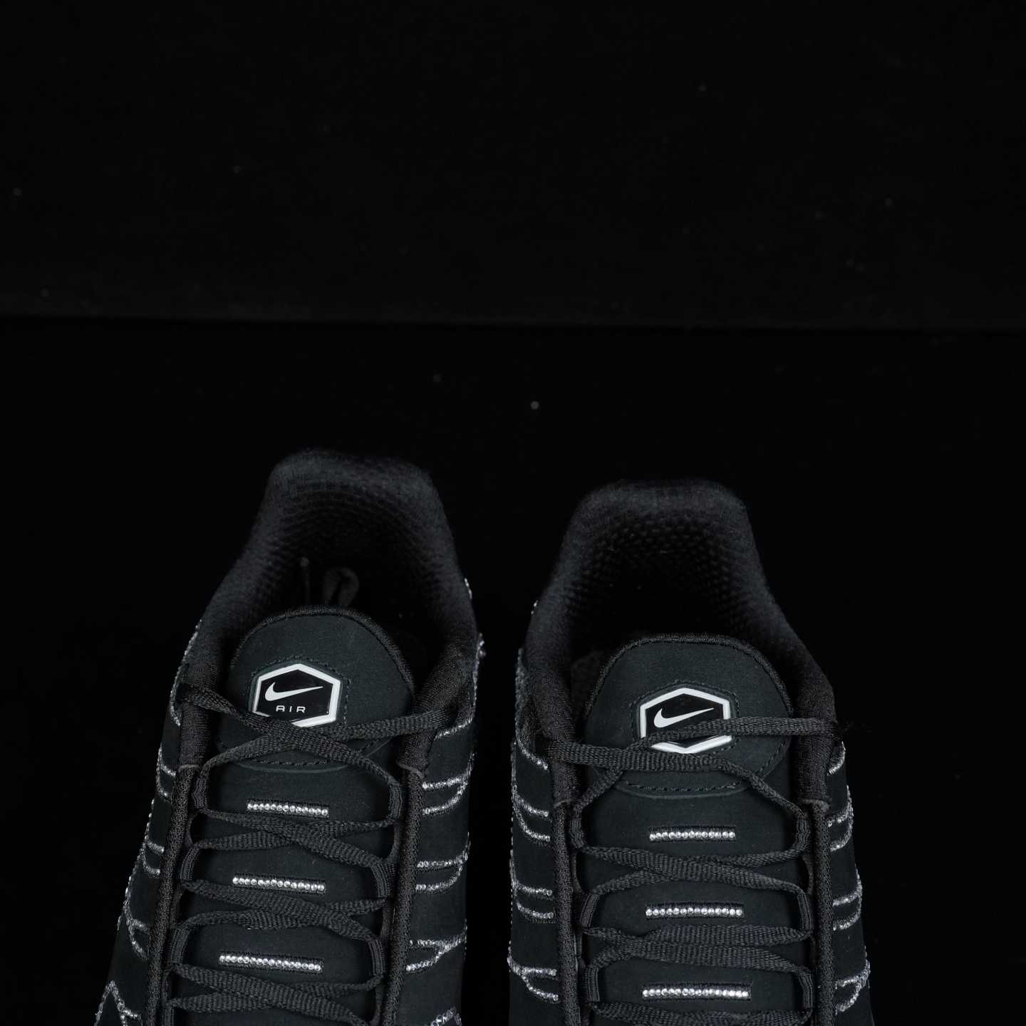 Nike Swarovski x WMNS Air Max Plus “Moonlight” Black/Silver Diamond Casual Running Shoes FZ4237-001 - DesignerGu