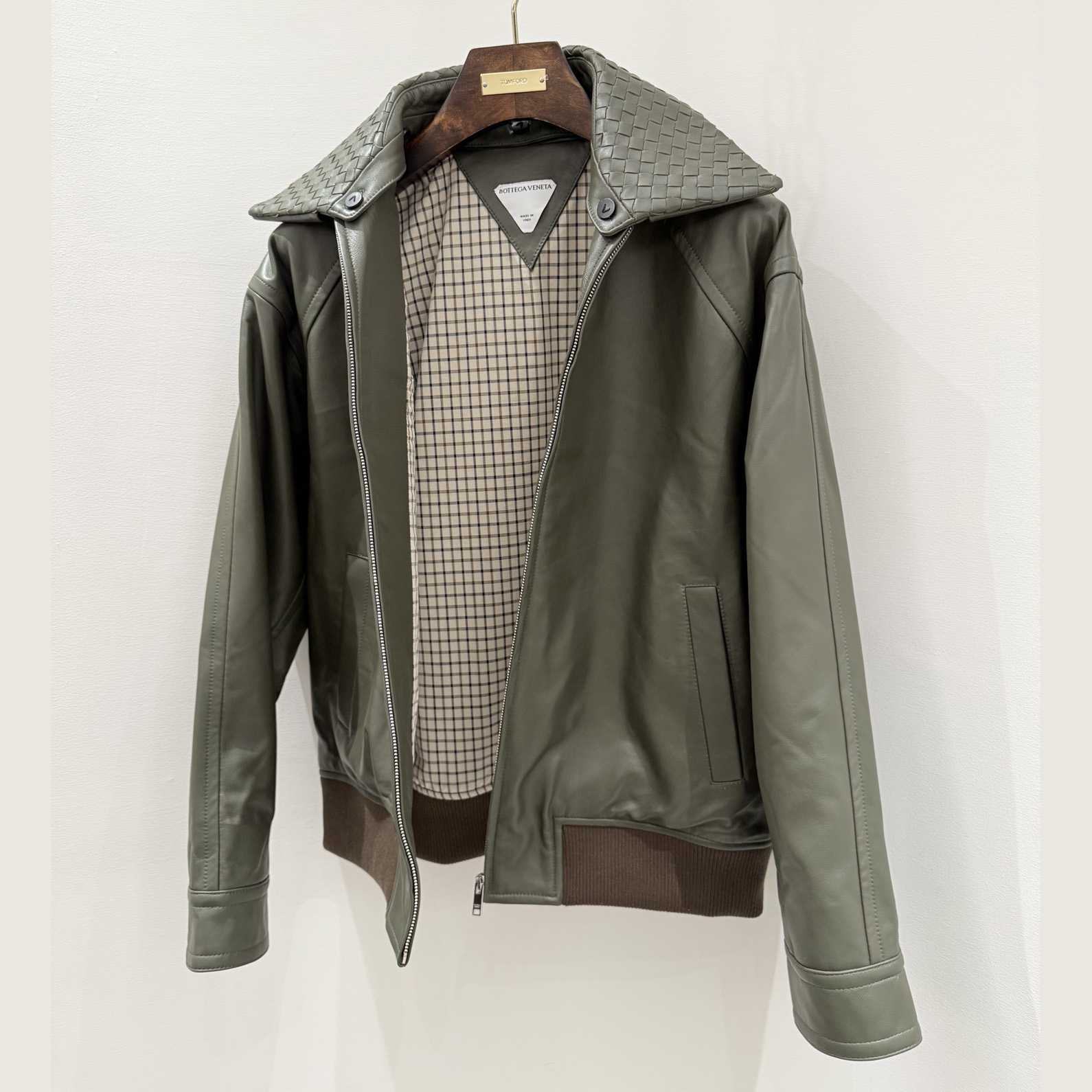 Bottega Veneta Leather Blouson - DesignerGu