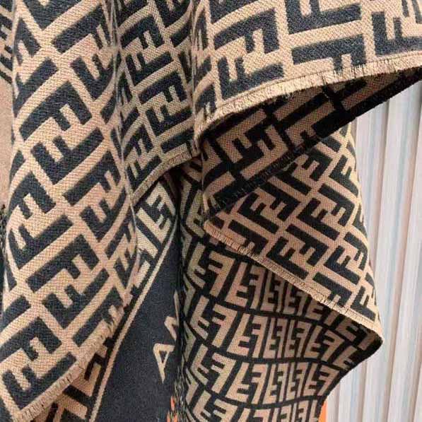 Fendi FF monogram poncho - DesignerGu