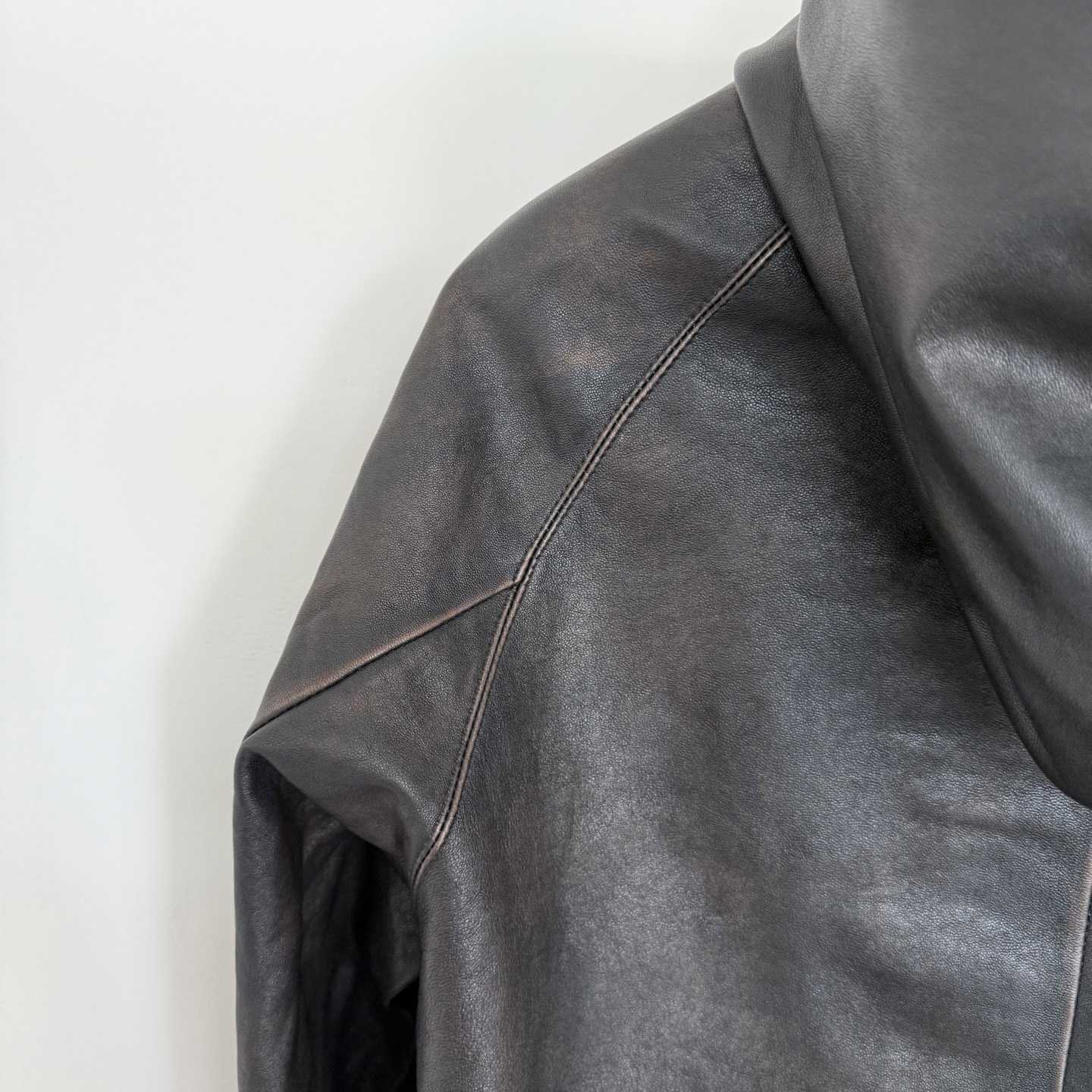 Prada Leather Hoodie - DesignerGu