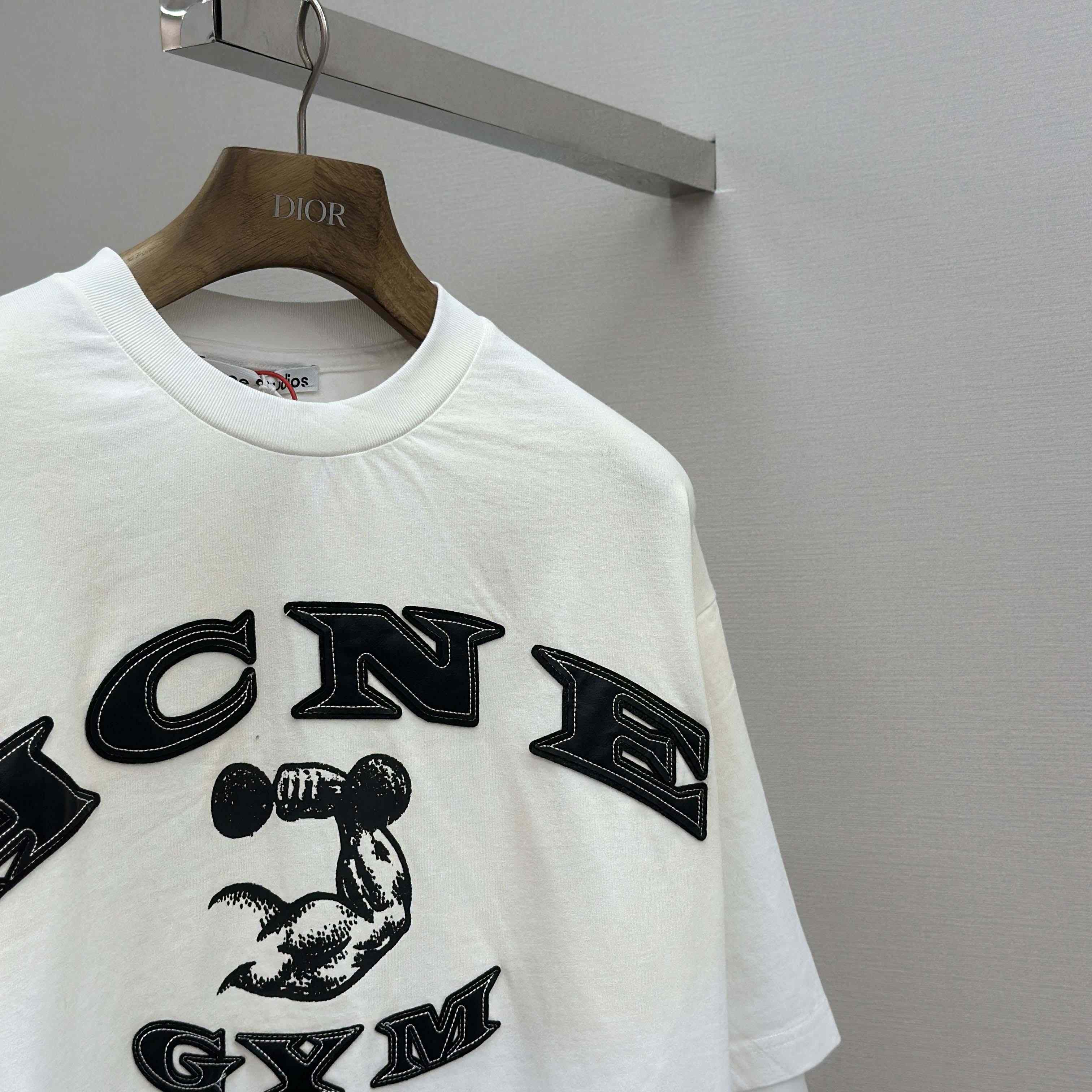 Acne Studios Layered Logo T-shirt - DesignerGu
