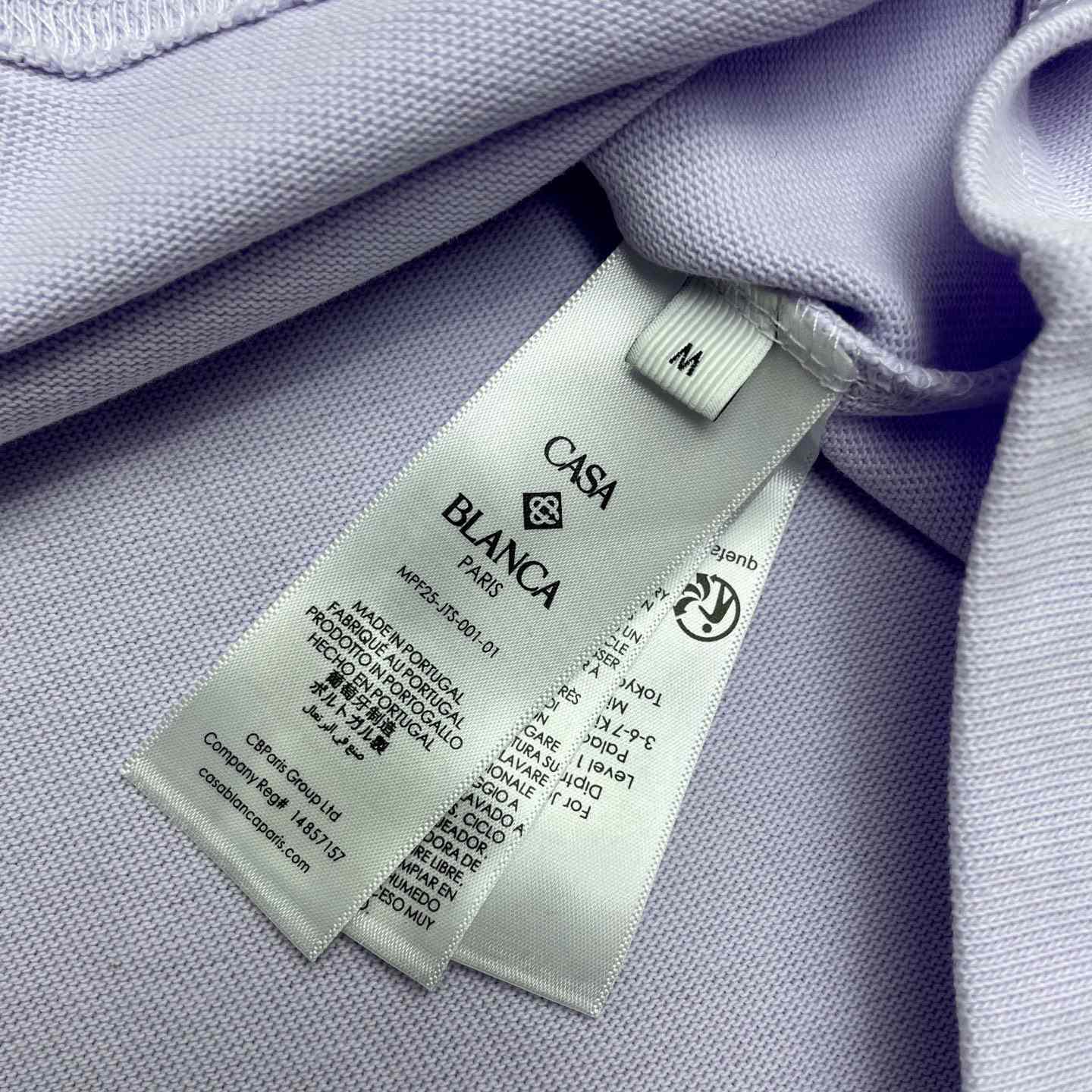 Casablanca Logo-patch Cotton T-shirt   C1089 - DesignerGu