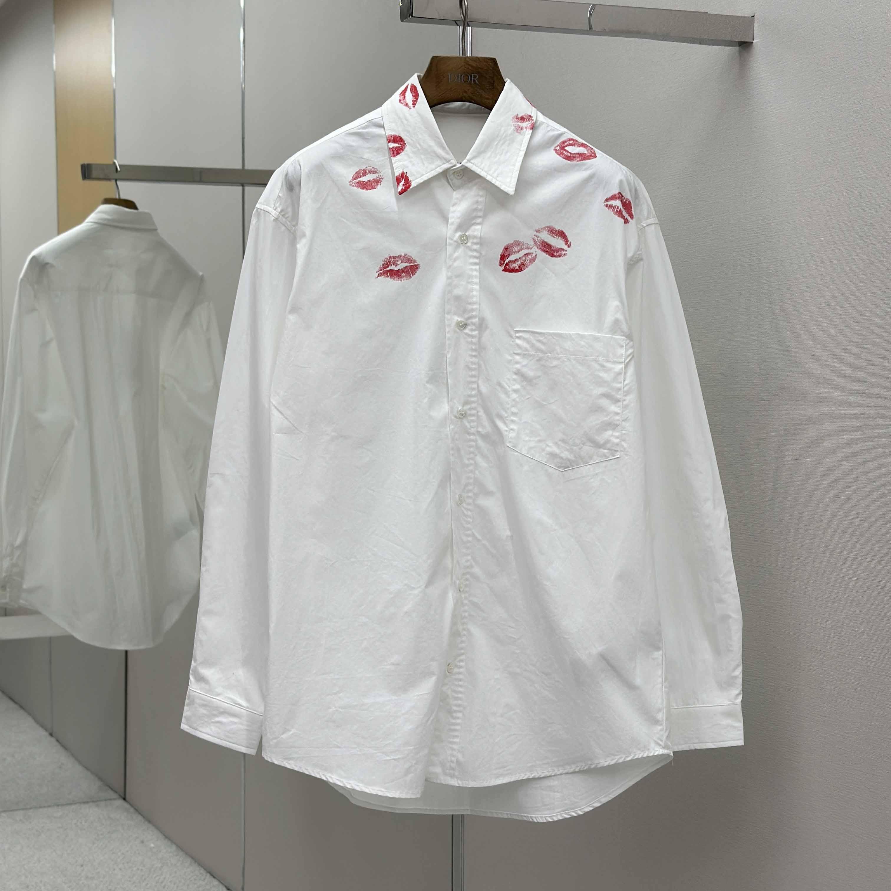 Maison Margiela Artisanal "Kiss" Shirt - DesignerGu