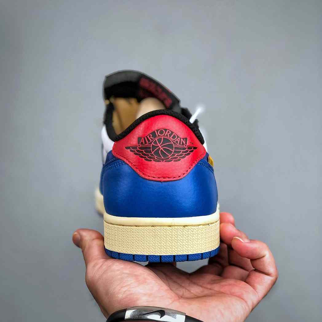 Union LA x Air Jordan 1 Low “White Blue Patchwork” HQ6998-146 - DesignerGu