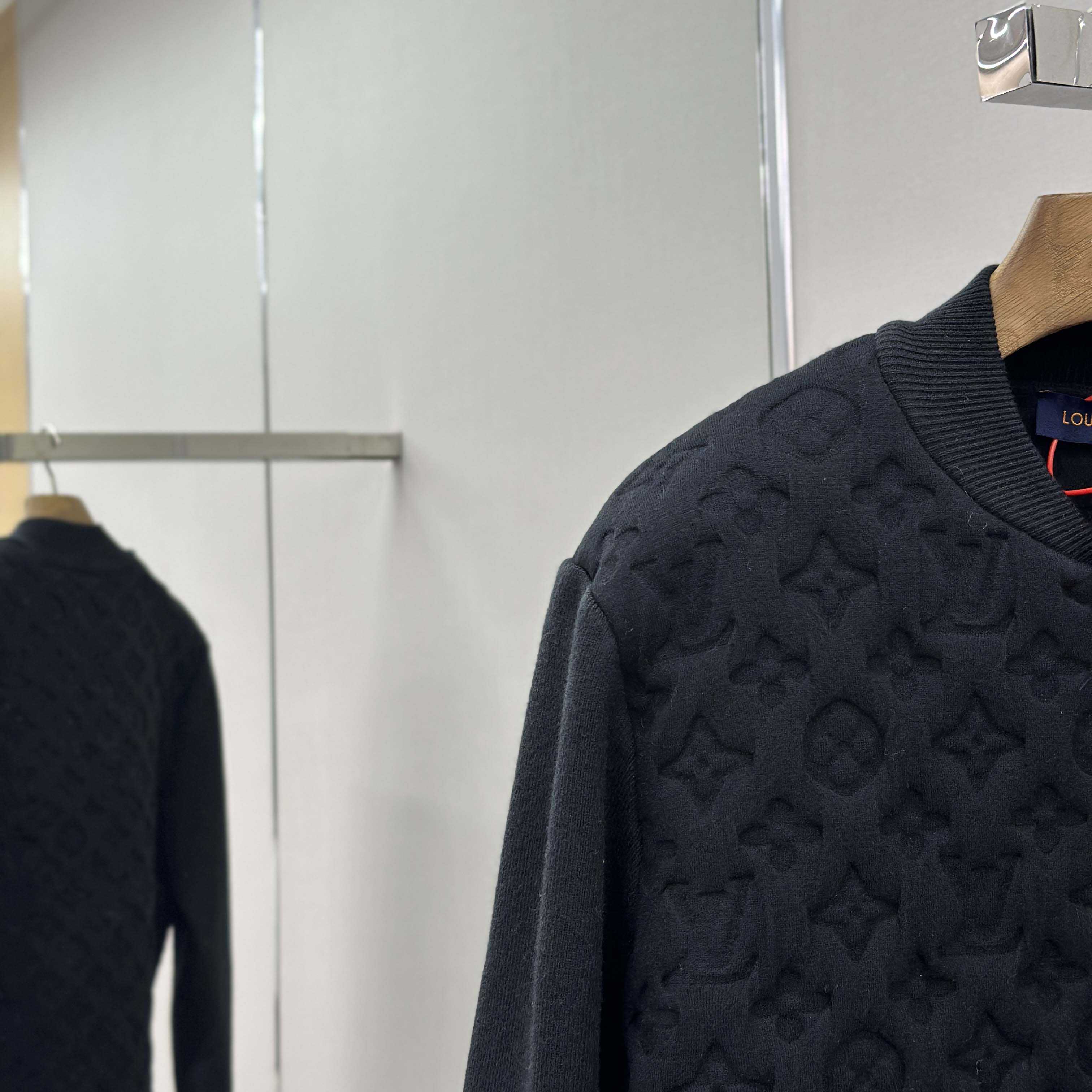 Louis Vuitton Monogram Padded Wool Blend Bomber   1AGJV7 - DesignerGu