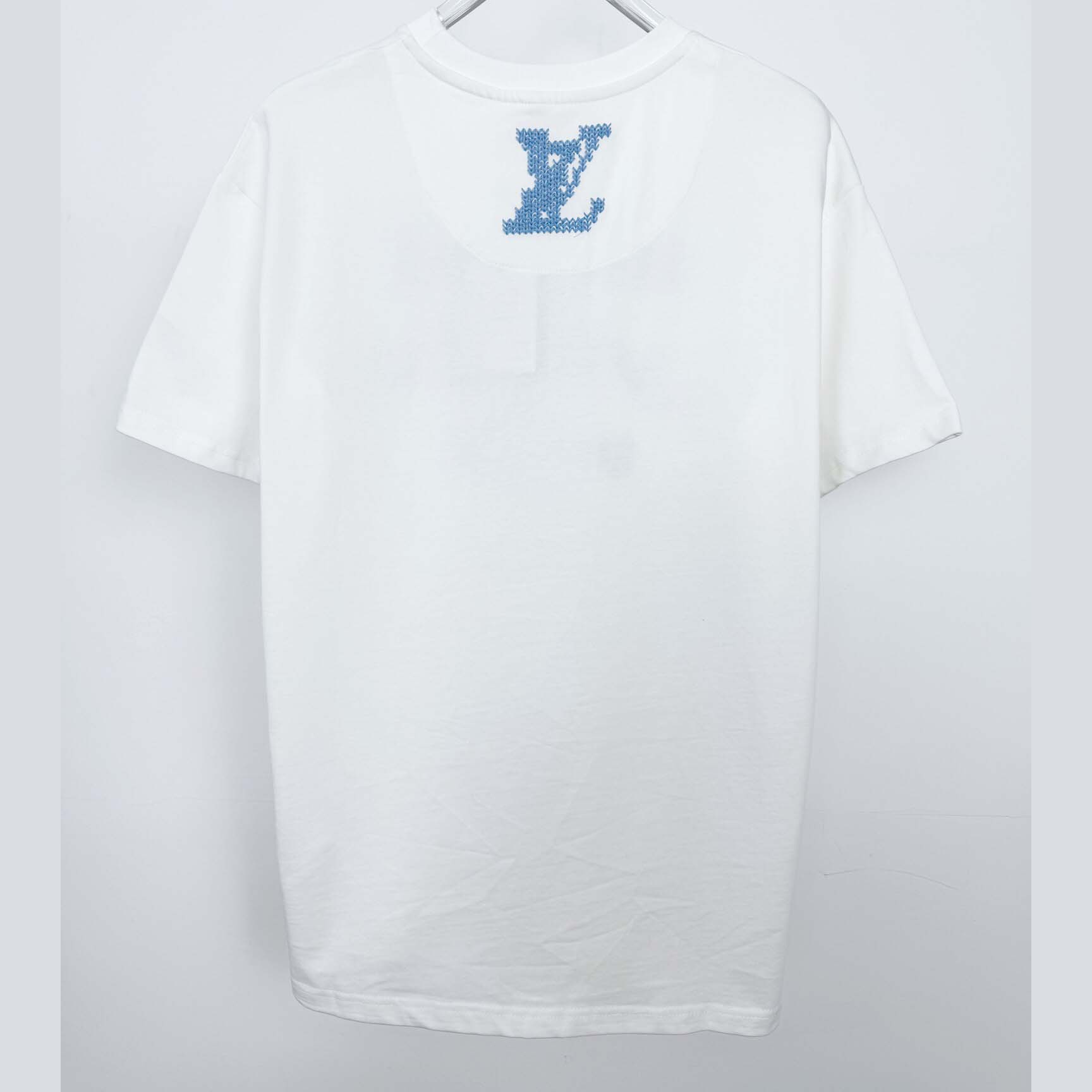 Louis Vuitton Embroidered Signature T-Shirt   1AIKD9 - DesignerGu