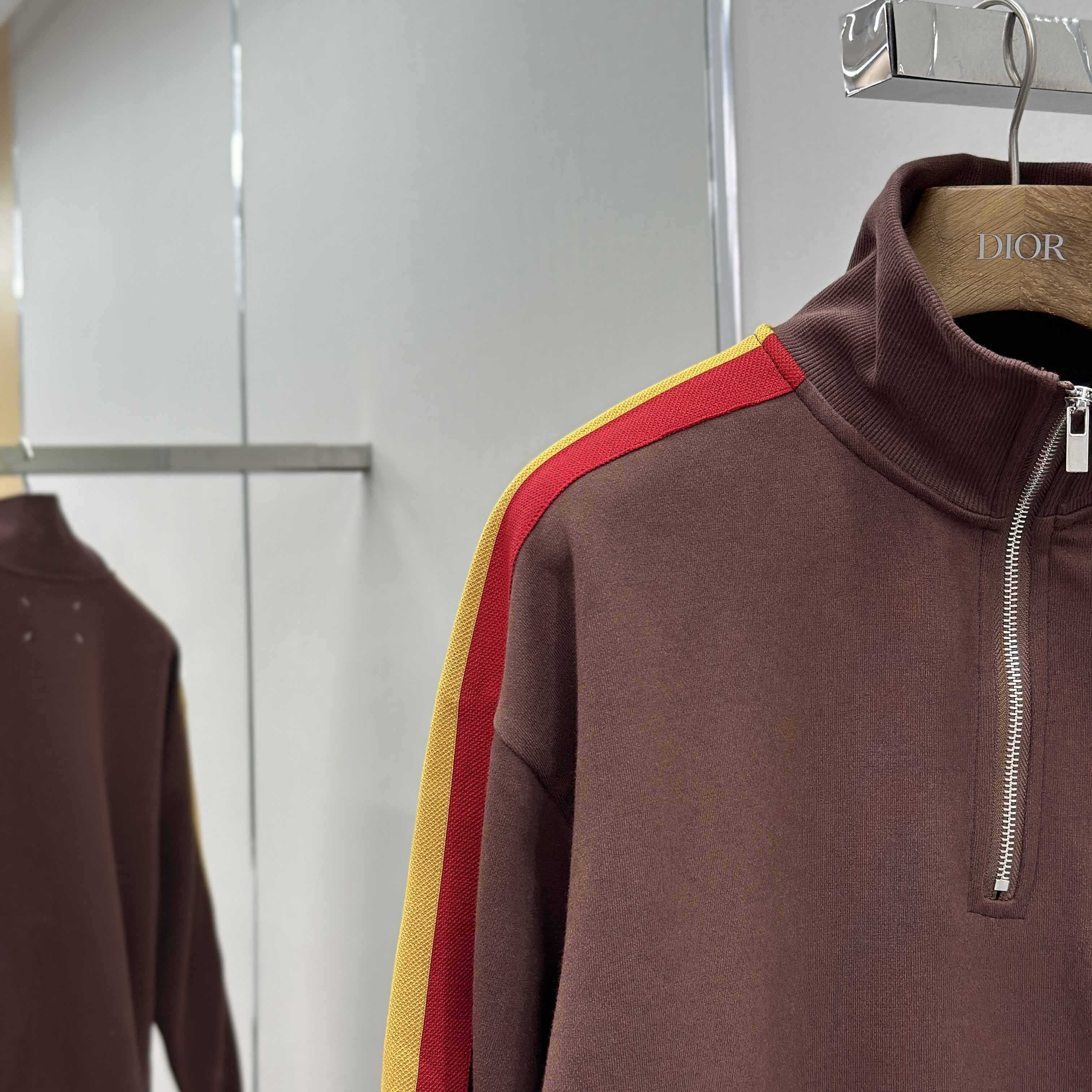 Maison Margiela Zippered High-neck Sweatshirt - DesignerGu