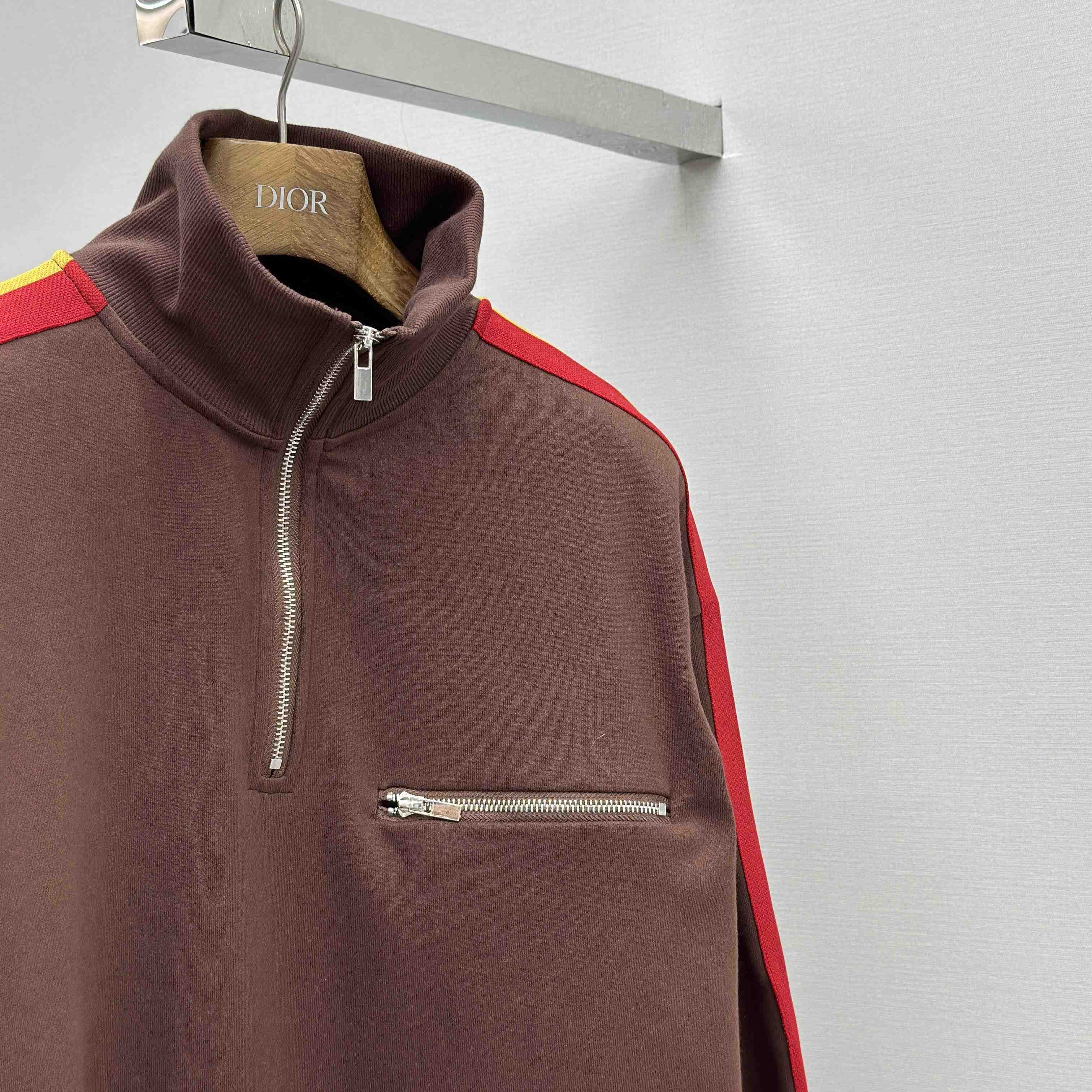 Maison Margiela Zippered High-neck Sweatshirt - DesignerGu