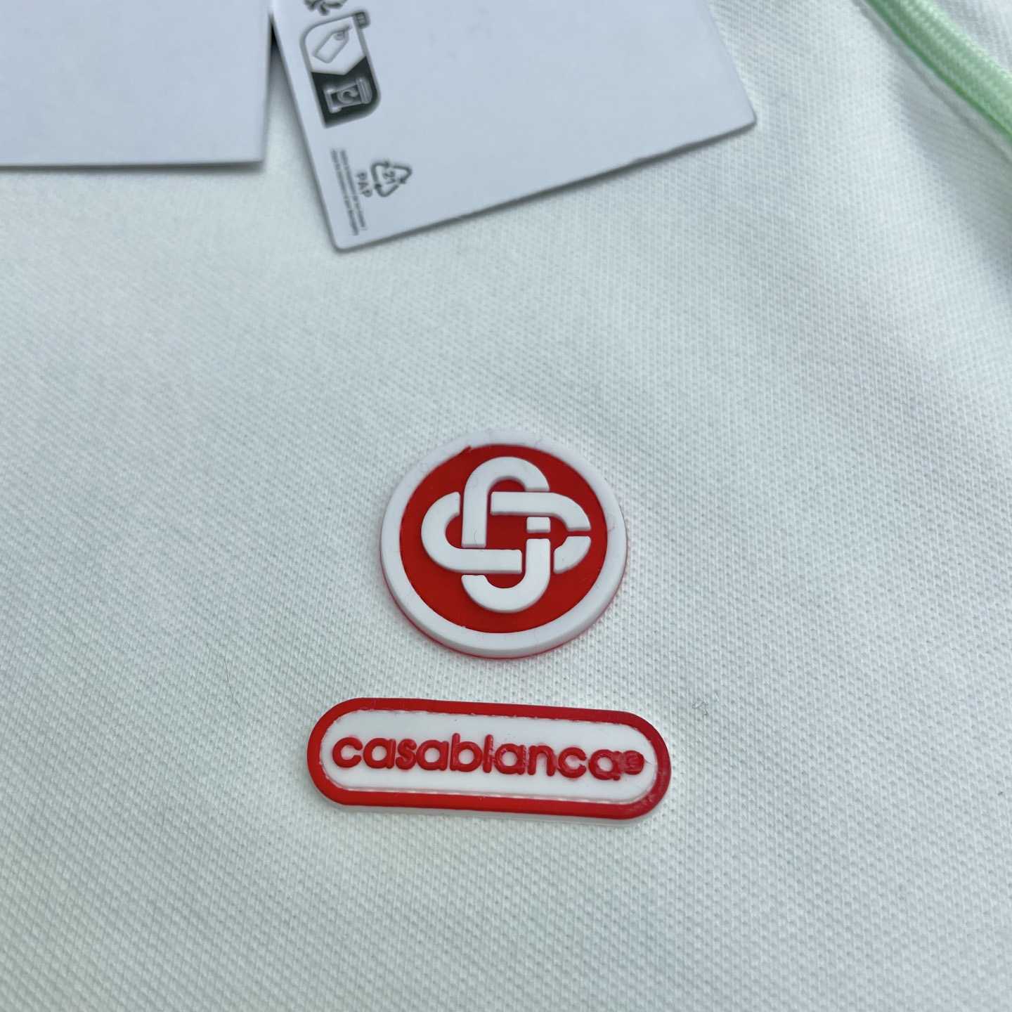 Casablanca Chenille Collar Raglan Polo Shirt   c1106 - DesignerGu