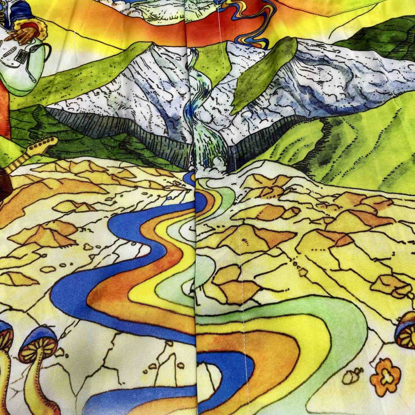 Casablanca La Musique Long Sleeve Silk Shirt   CA3550 - DesignerGu