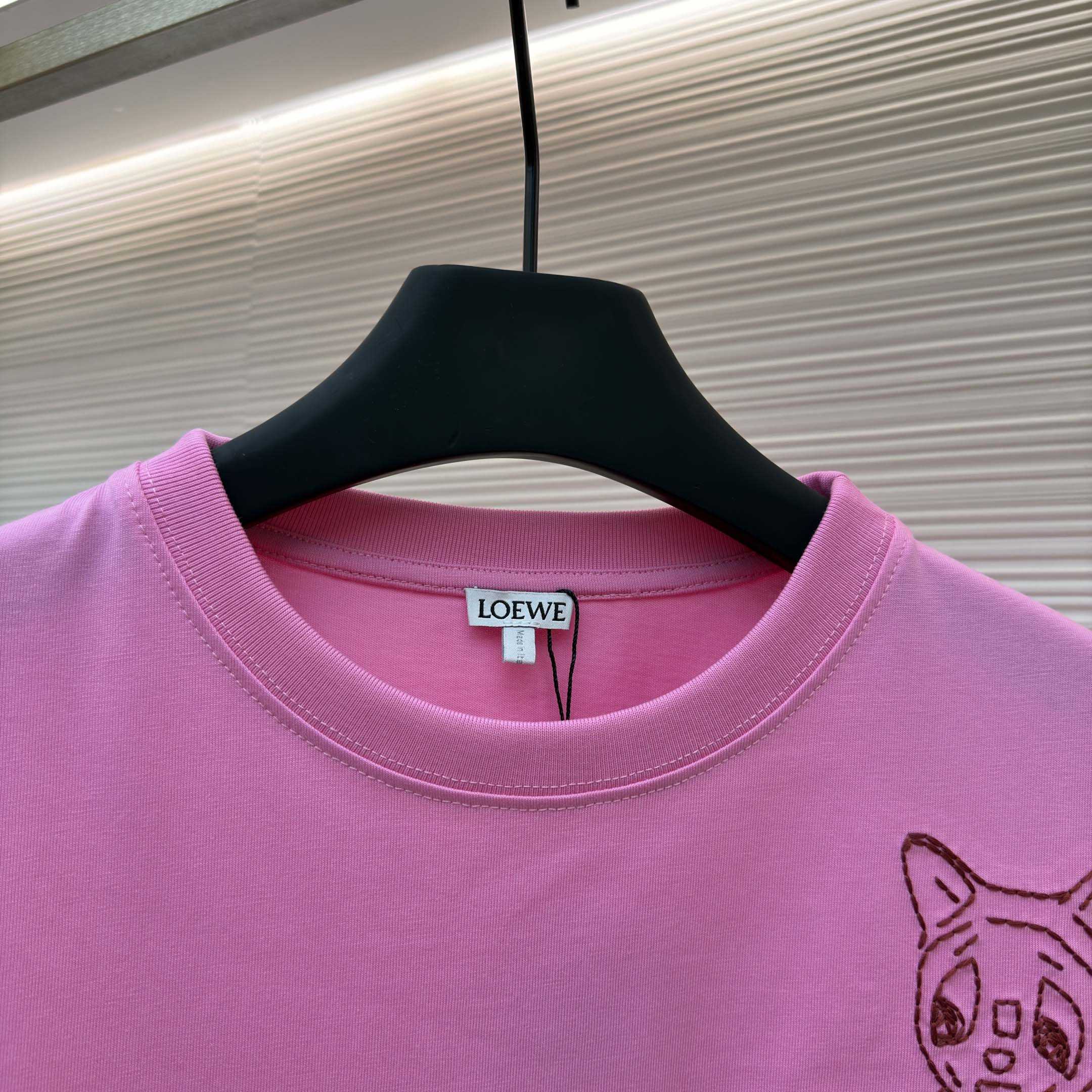 Loewe Loose fit T-shirt In Cotton - DesignerGu