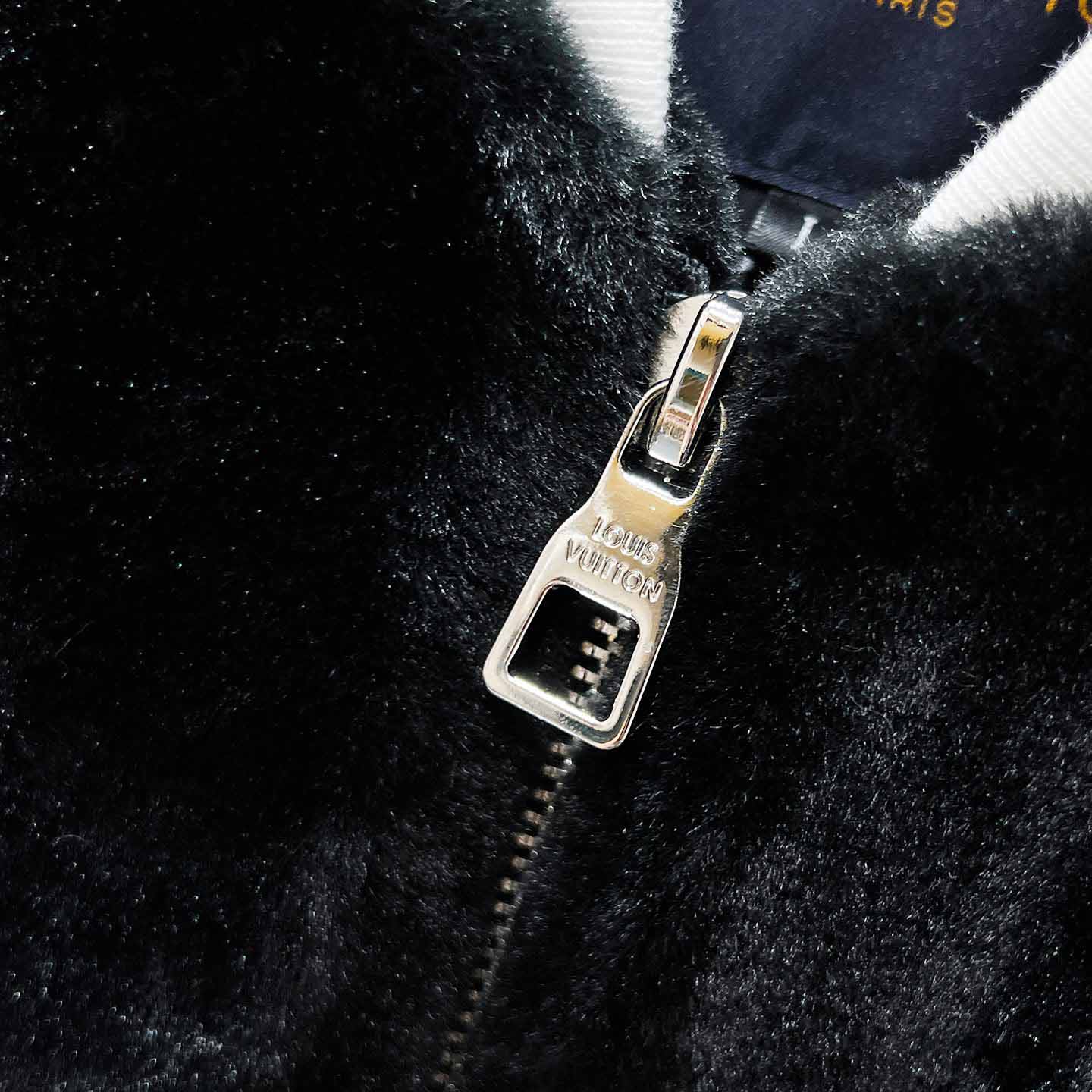Louis Vuitton Mink Bomber  - DesignerGu
