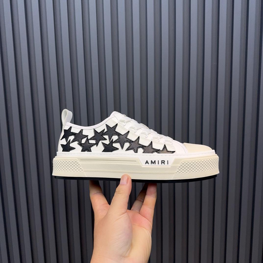 Amiri Stars Court Low-Top Sneakers - DesignerGu