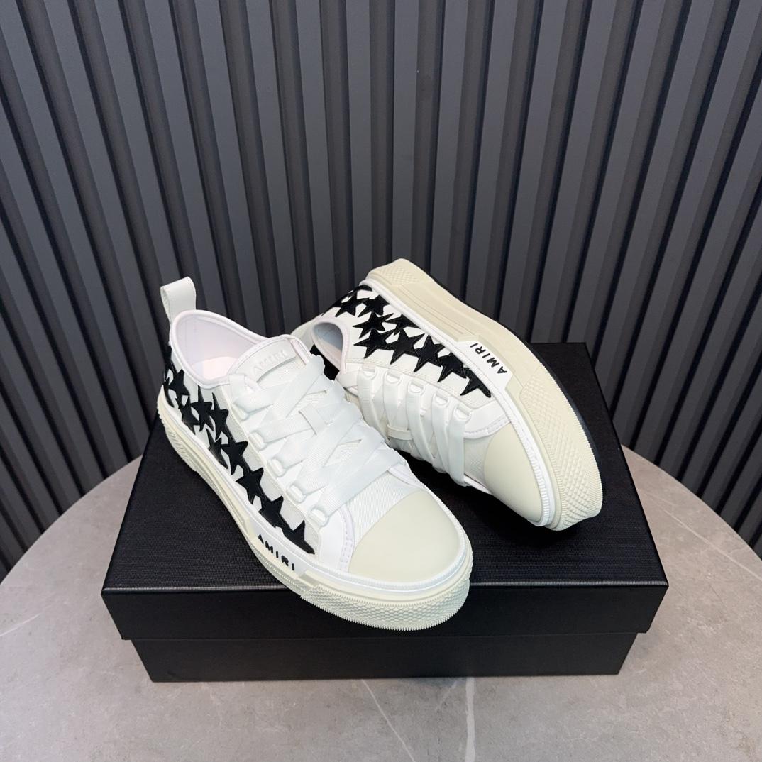 Amiri Stars Court Low-Top Sneakers - DesignerGu