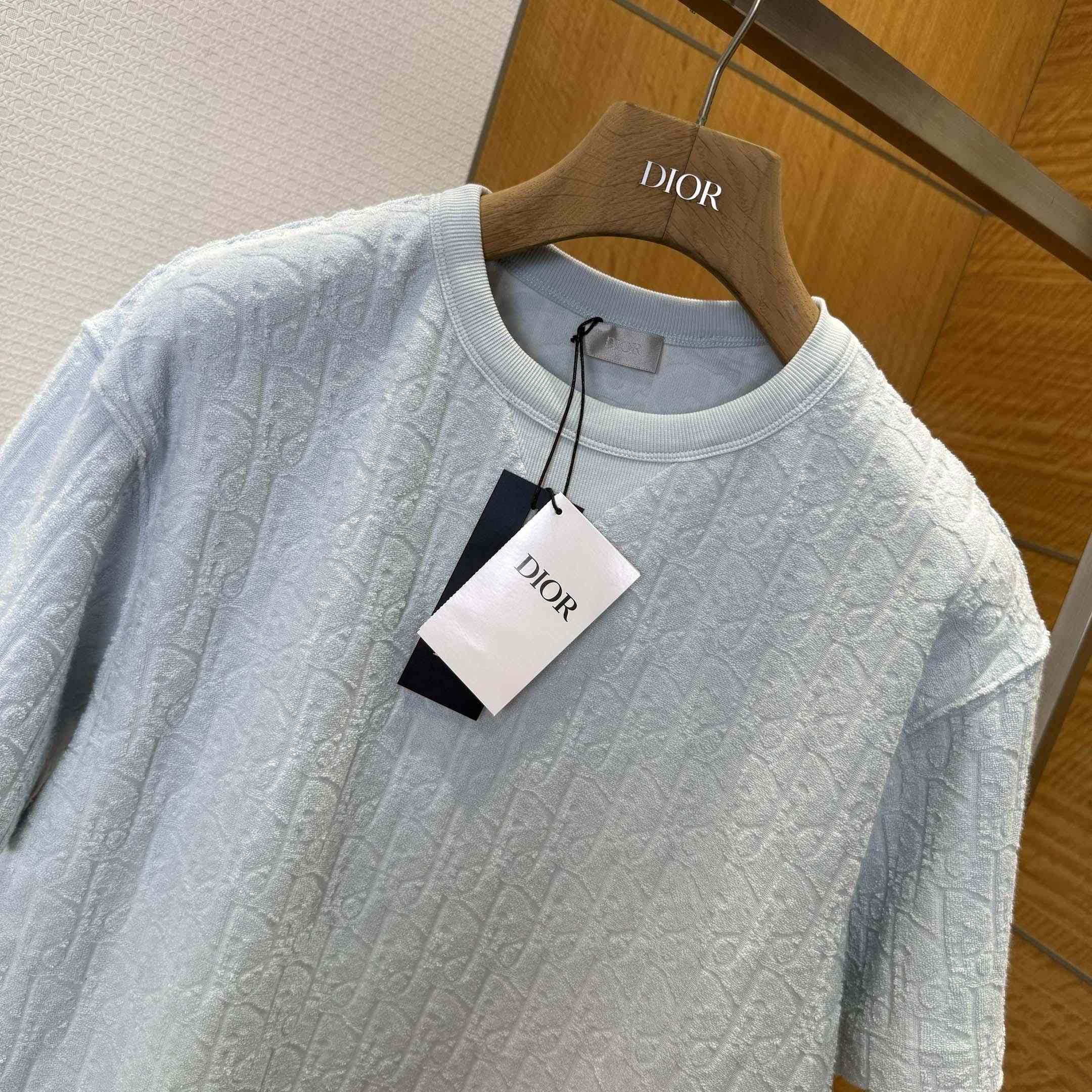 Dior Oblique Cotton T-Shirt  - DesignerGu