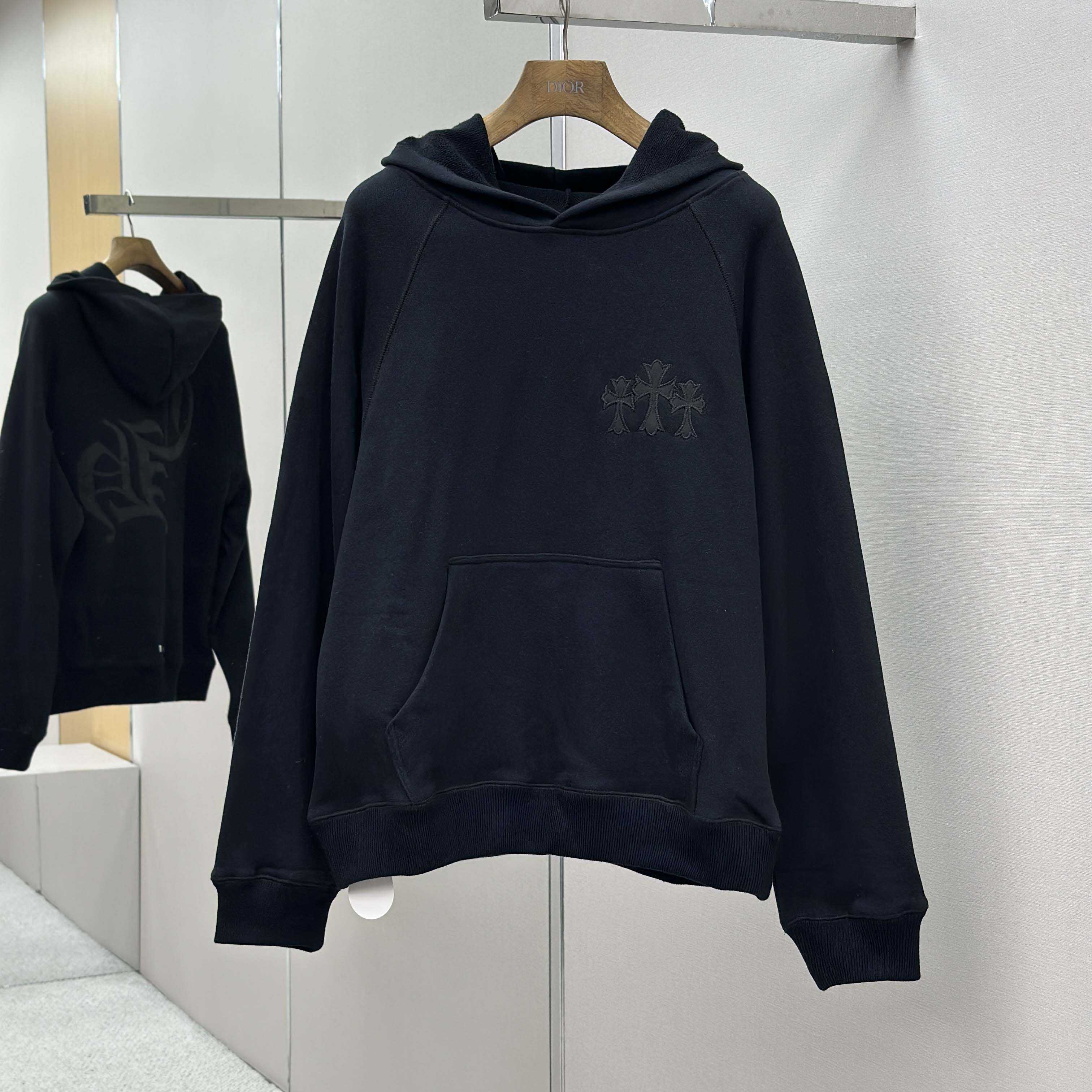 Chrome Heart Cotton Hoodie - DesignerGu
