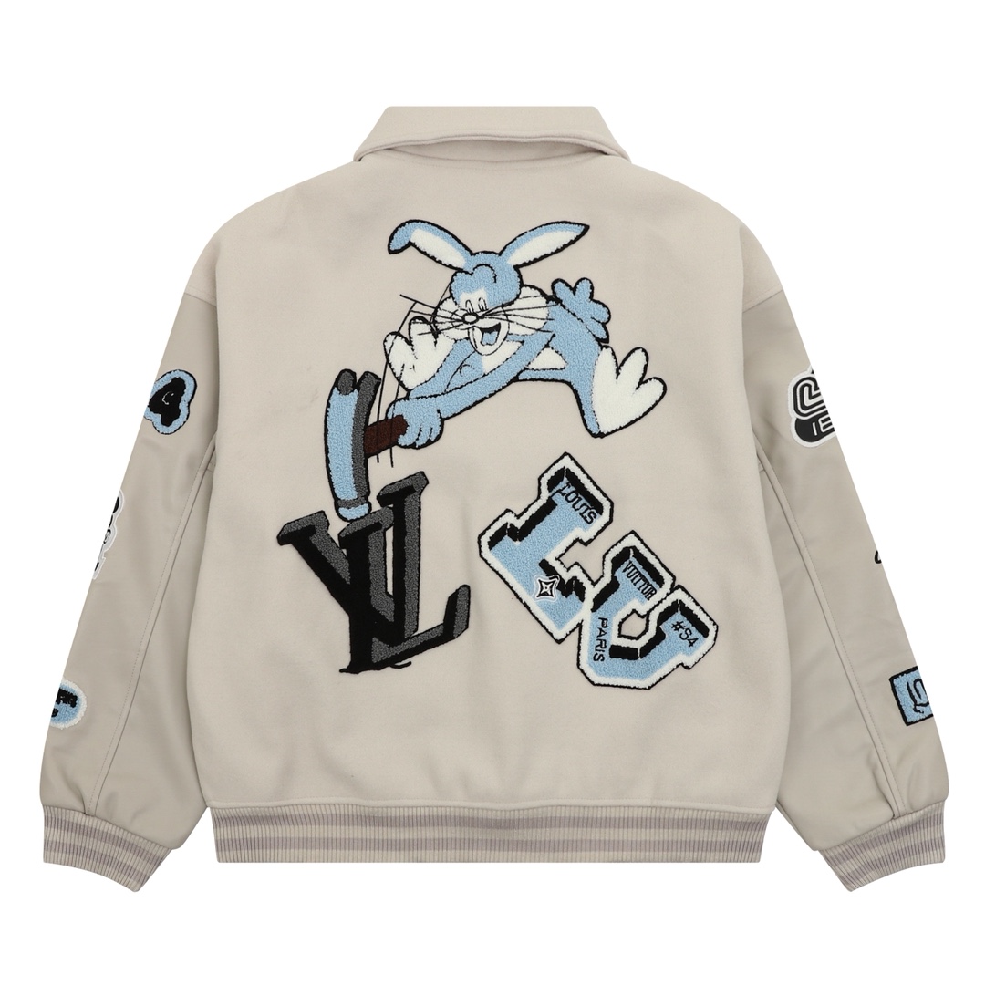Louis Vuitton Bunny Varsity Jacke - DesignerGu