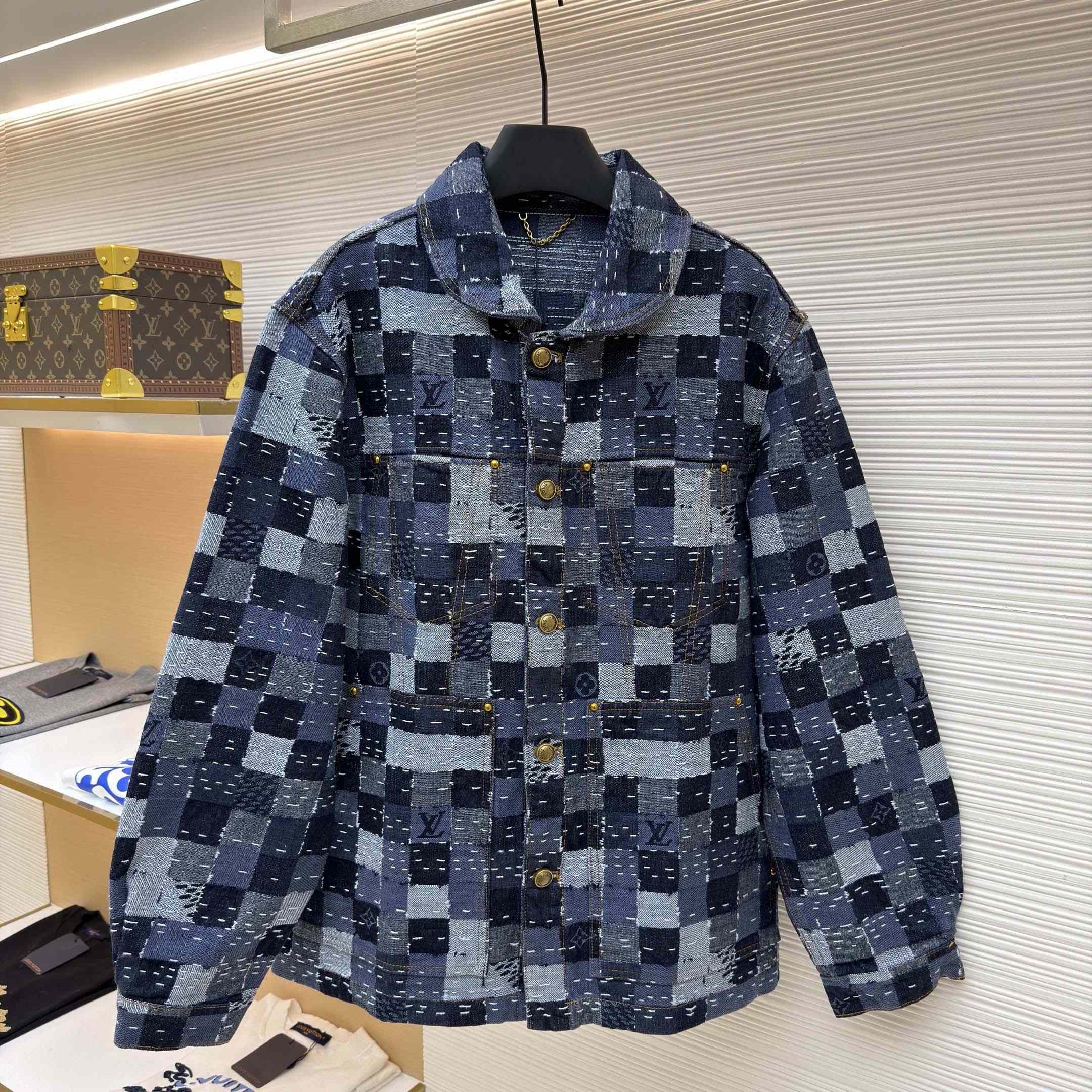 Louis Vuitton Damier Denim Workwear Blouson - DesignerGu