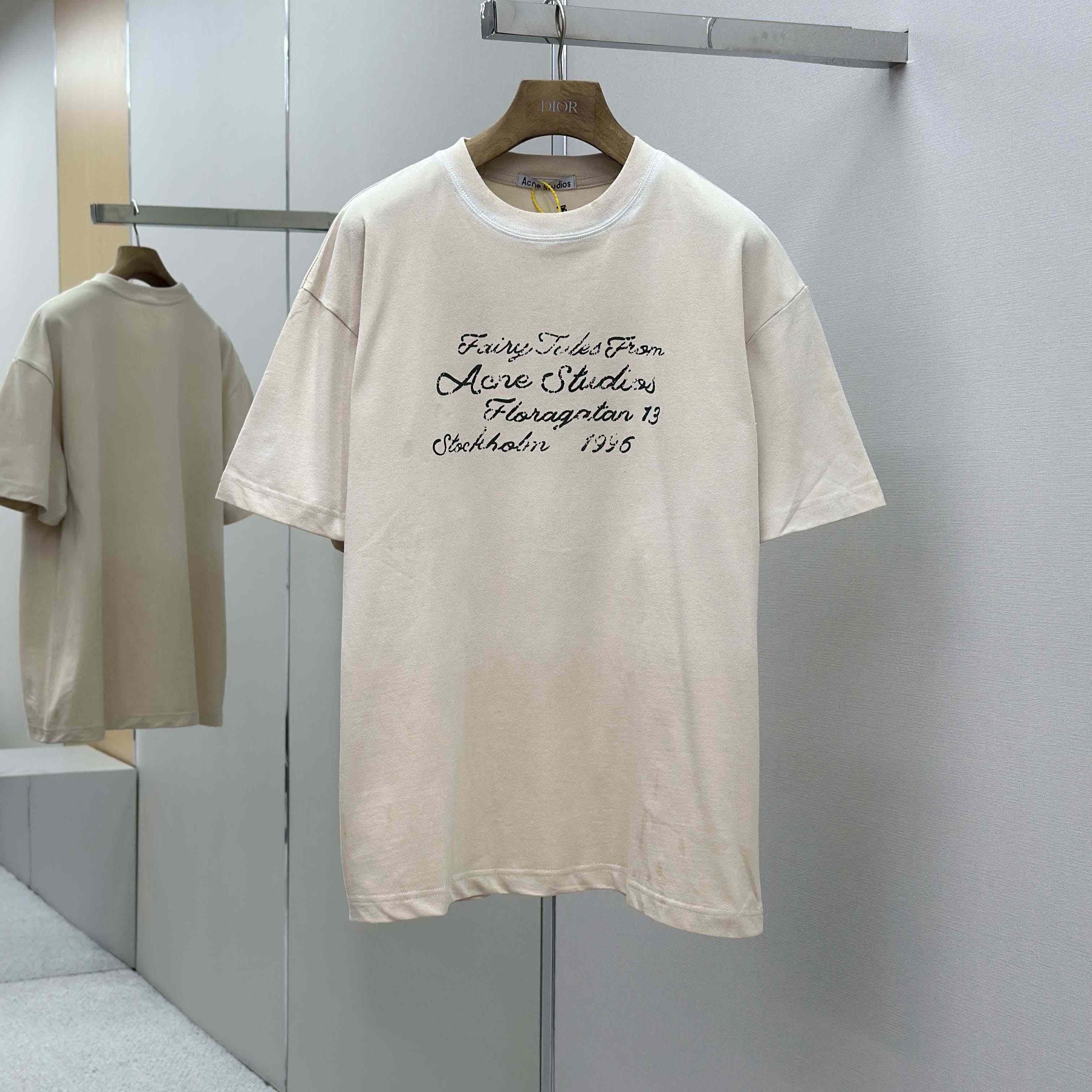 Acne Studios Logo T-shirt  - DesignerGu