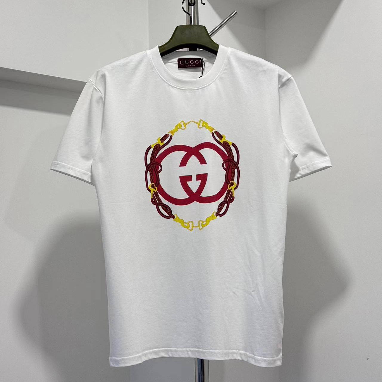 Gucci Printed Cotton Jersey T-shirt - DesignerGu
