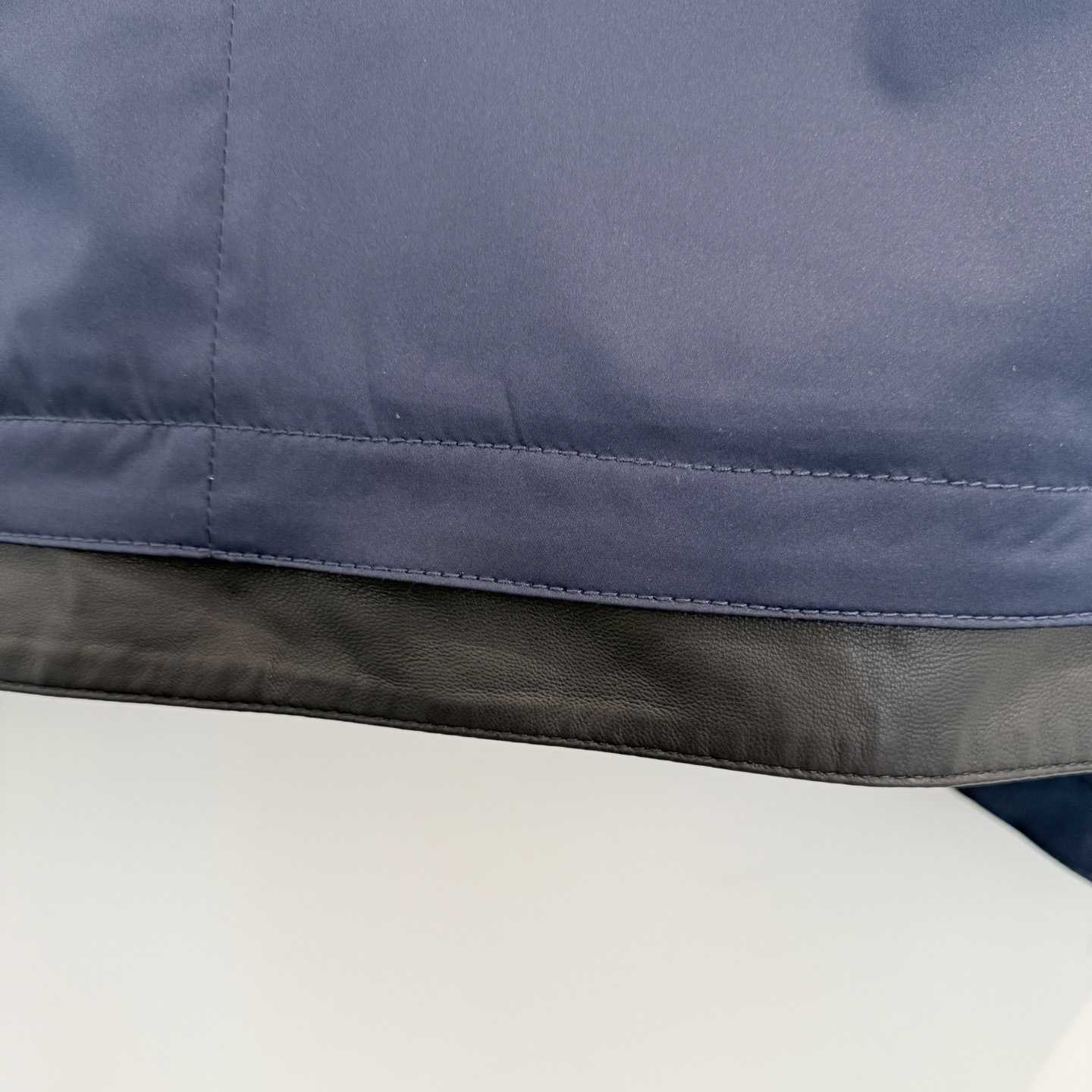 Hermes Reversible Zipped Hooded Jacket With Leather Detail - DesignerGu