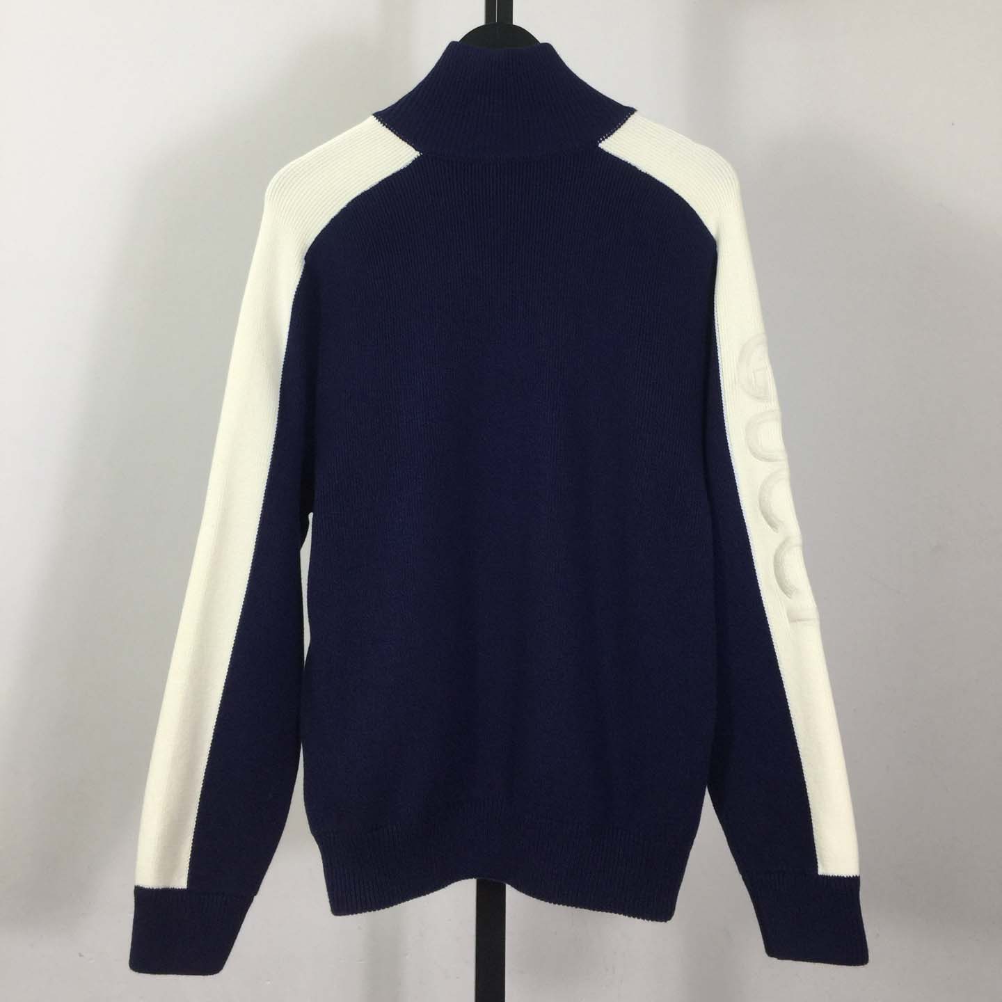 Gucci Cotton Knit Zip Bomber Jacket - DesignerGu