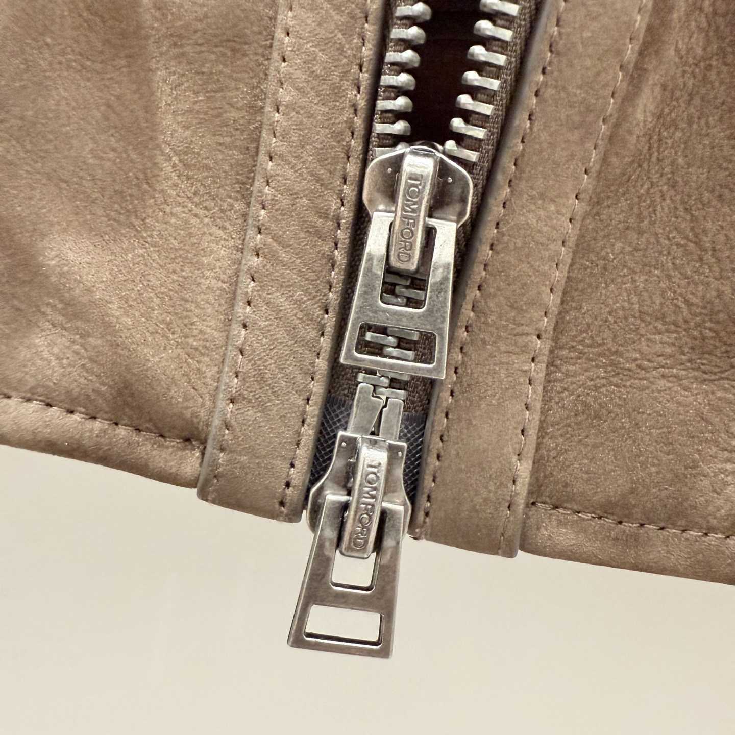 Tom Ford Men's Suede Bomber Jacket - DesignerGu