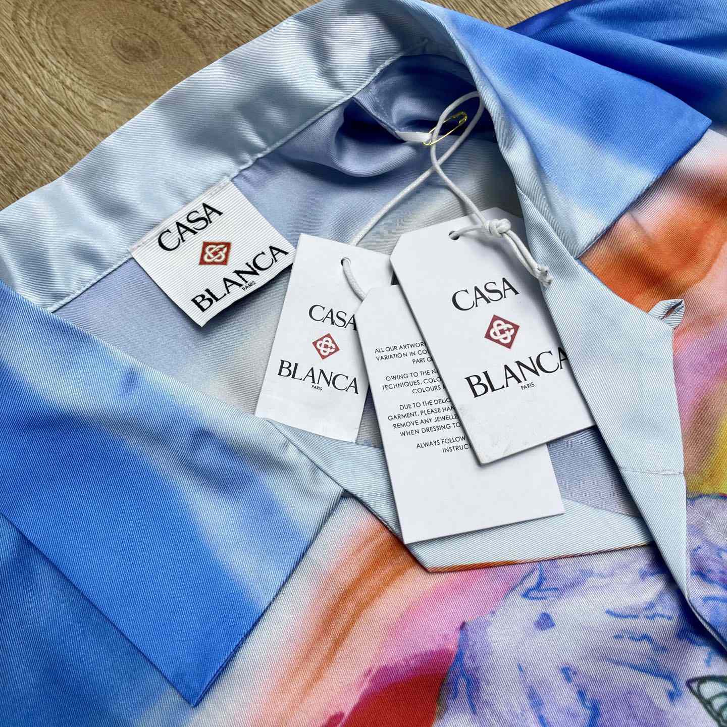 Casablanca Teacher Butterfly Landscape Shirt   CA3562 - DesignerGu