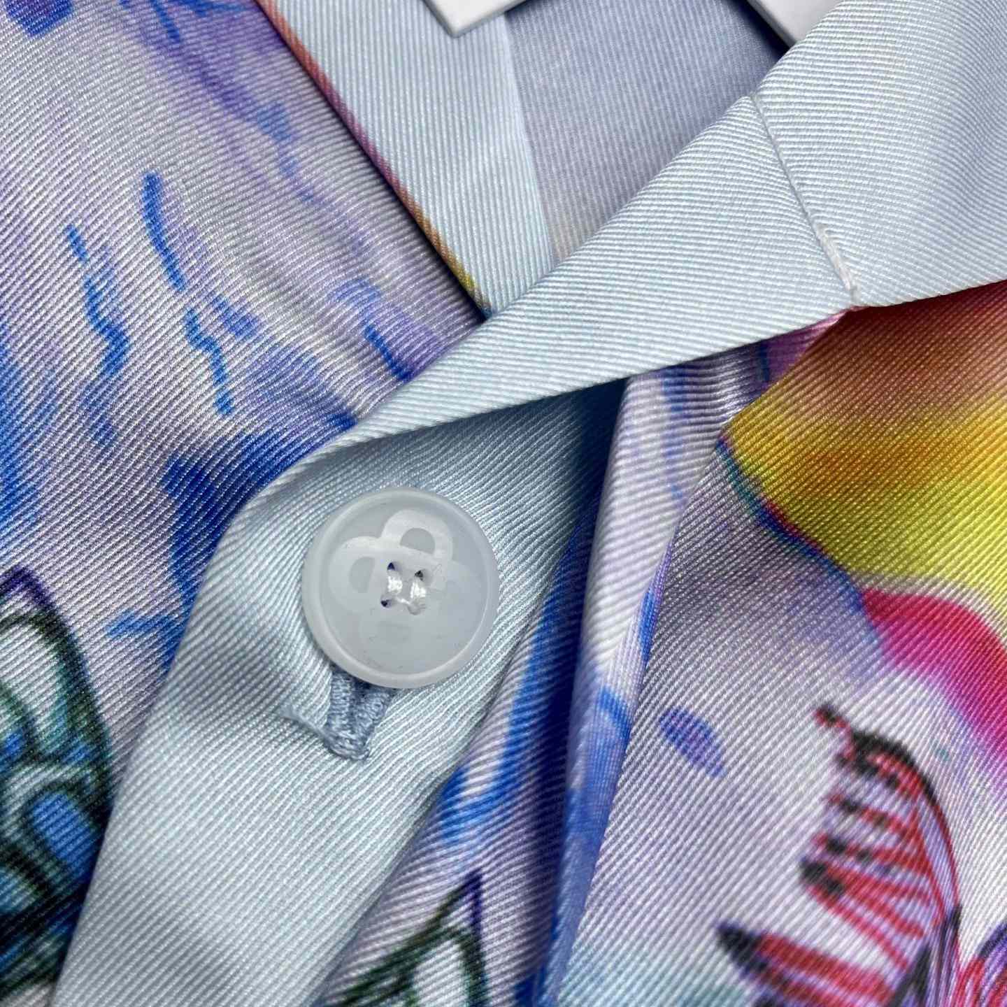 Casablanca Teacher Butterfly Landscape Shirt   CA3562 - DesignerGu