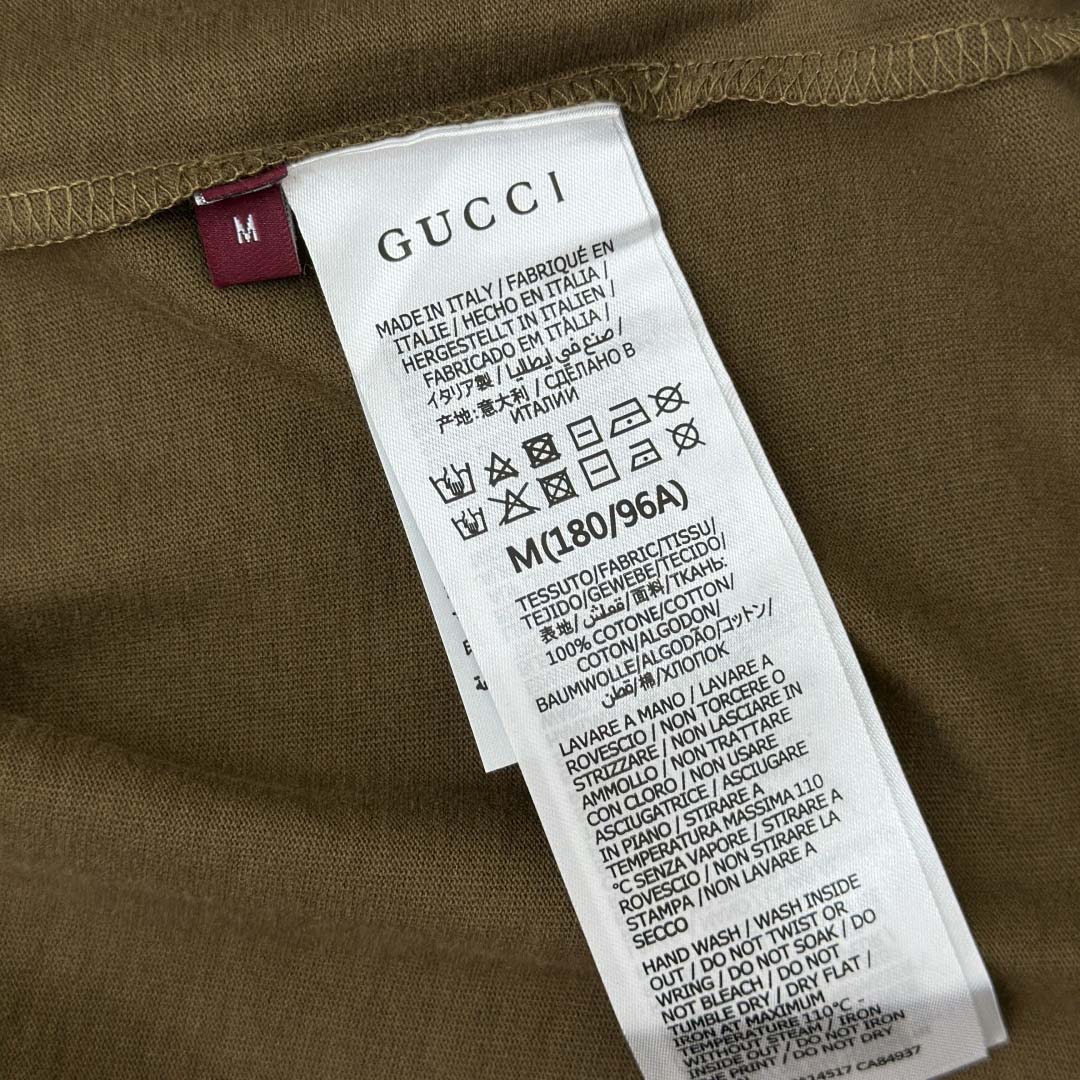 Gucci Cotton Jersey T-shirt With Print - DesignerGu