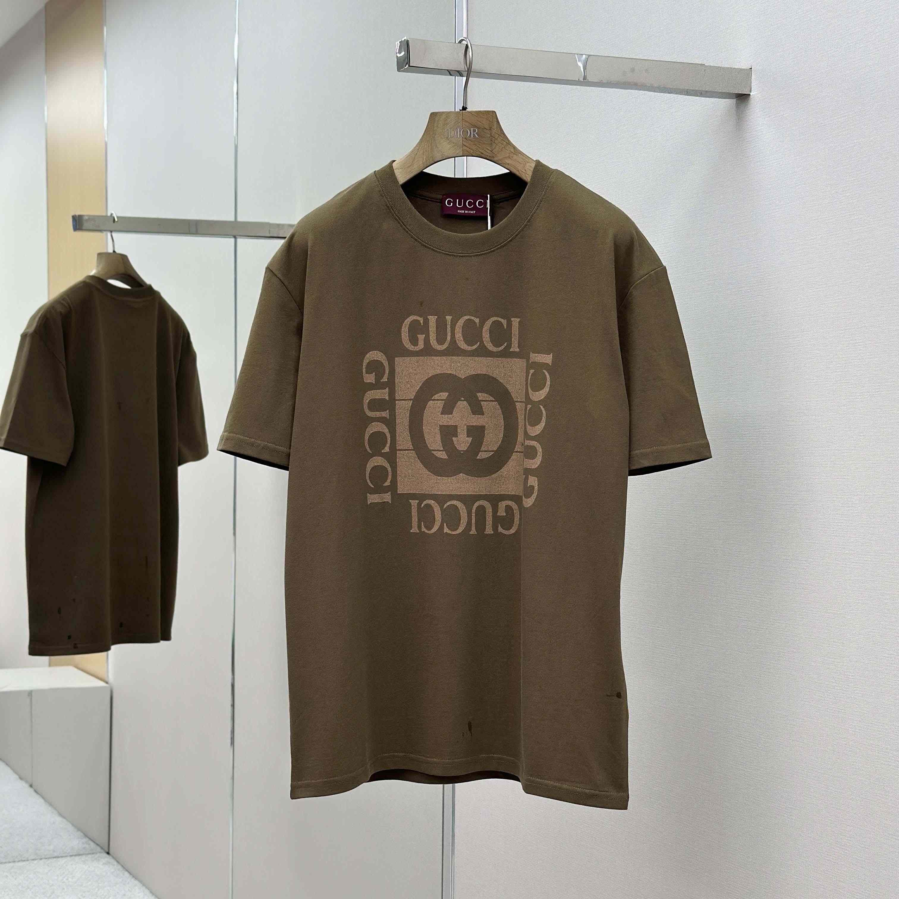 Gucci Cotton Jersey T-shirt With Print - DesignerGu