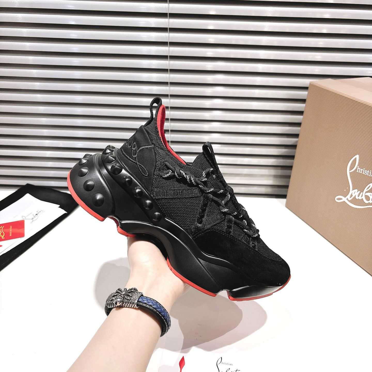 Christian Louboutin Trailnrun Running Sneakers  - DesignerGu