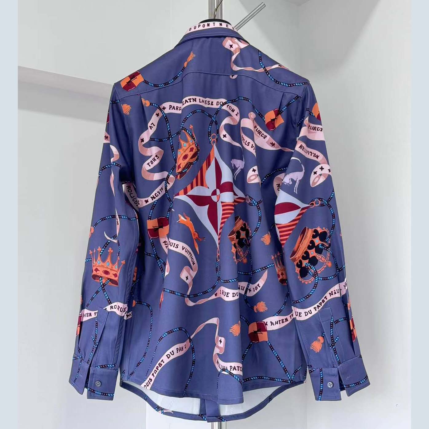 Louis Vuitton Printed Silk Shirt - DesignerGu