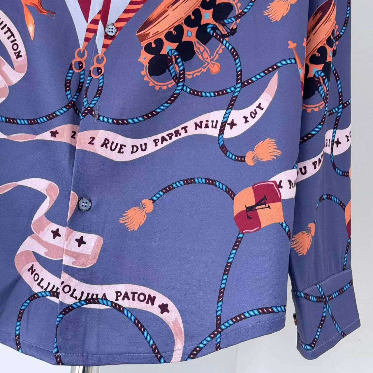 Louis Vuitton Printed Silk Shirt - DesignerGu