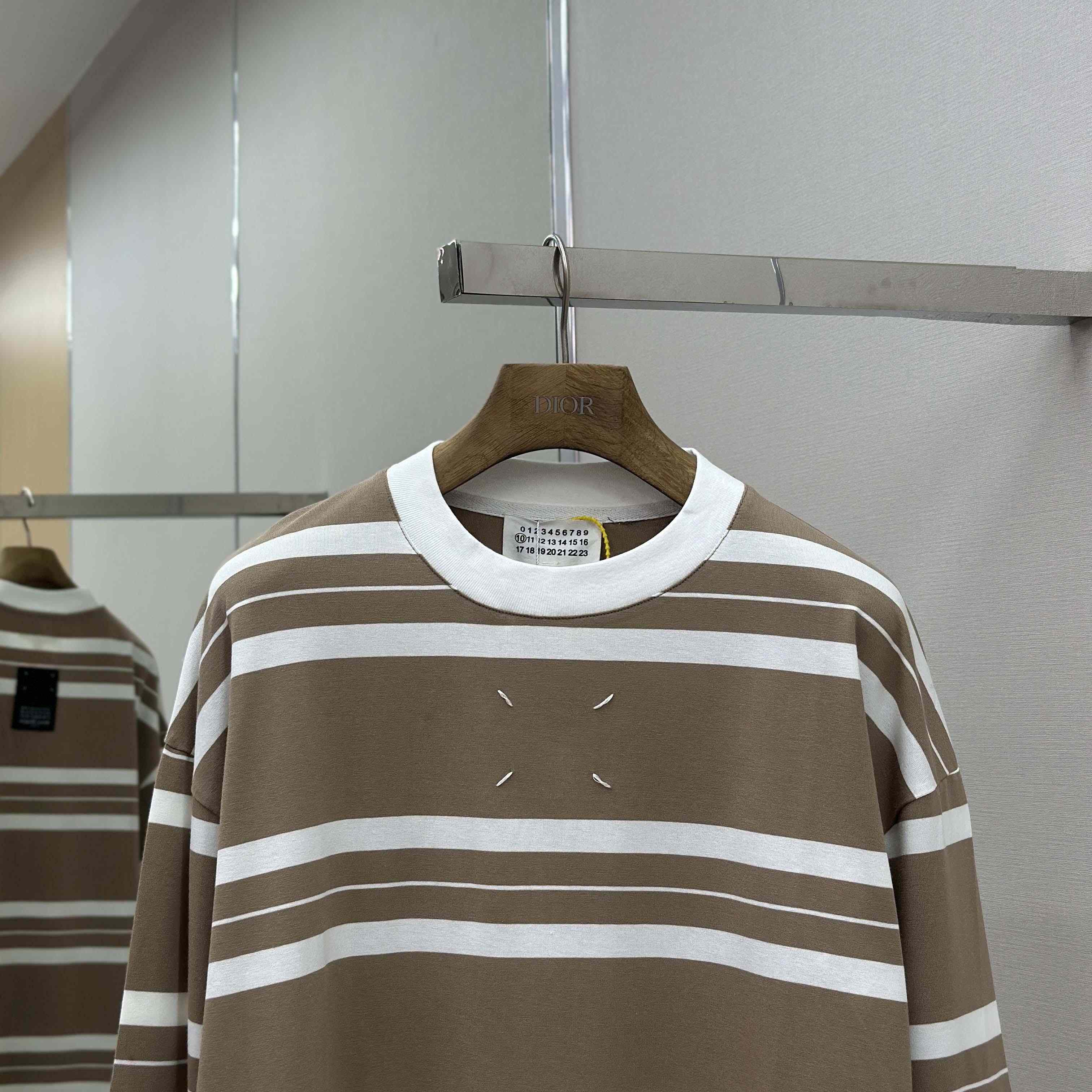 Maison Margiela Striped Long-sleeved - DesignerGu