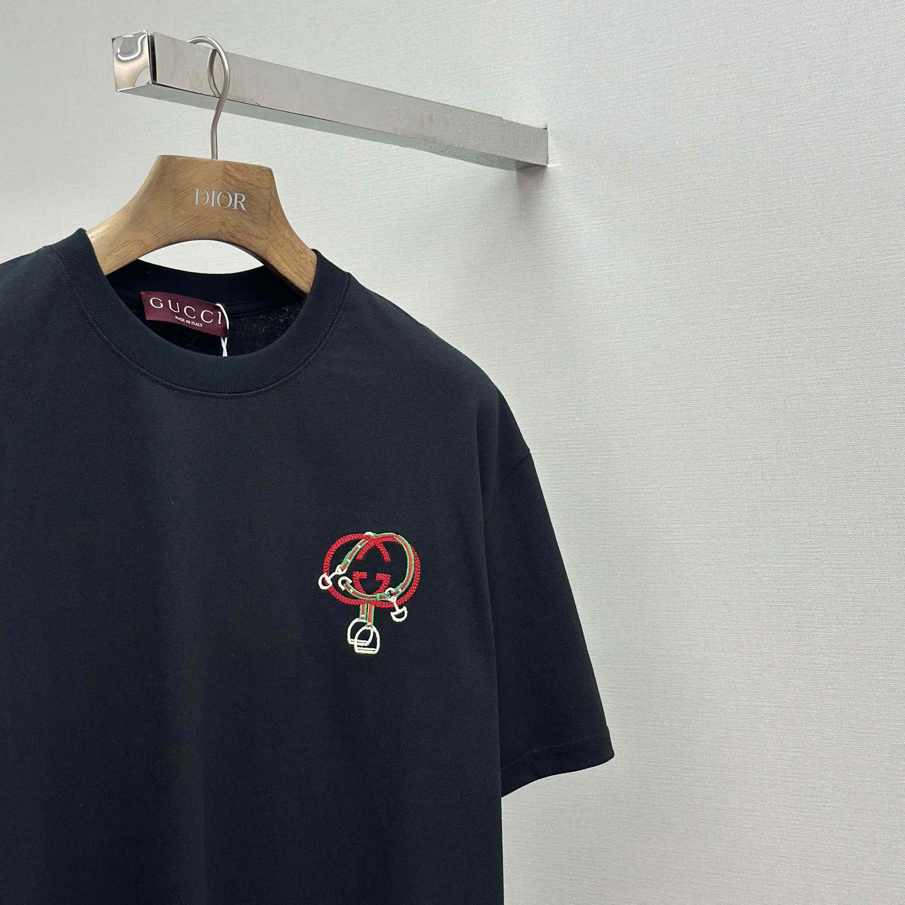 Gucci Cotton Jersey T-shirt With Embroidery - DesignerGu