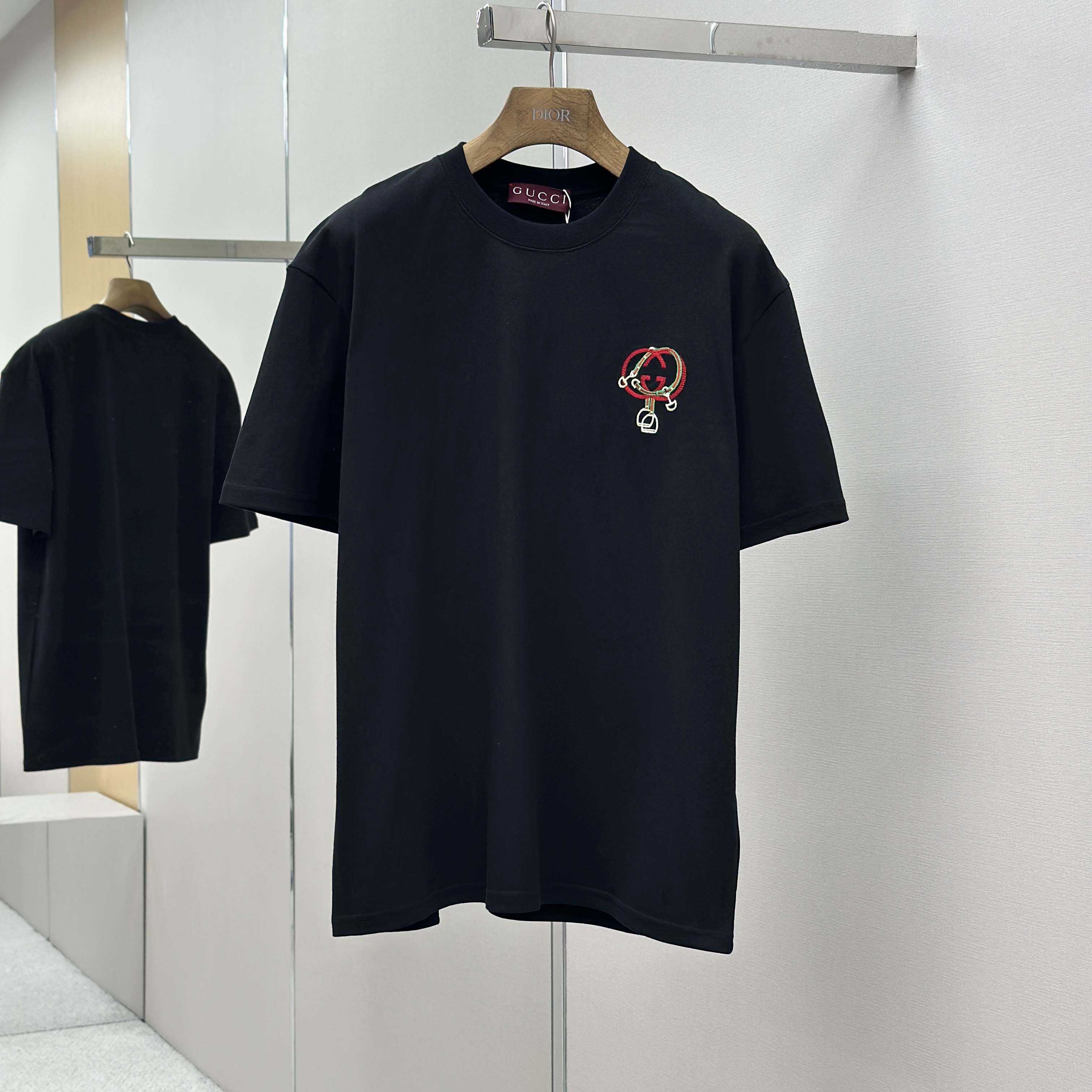 Gucci Cotton Jersey T-shirt With Embroidery - DesignerGu