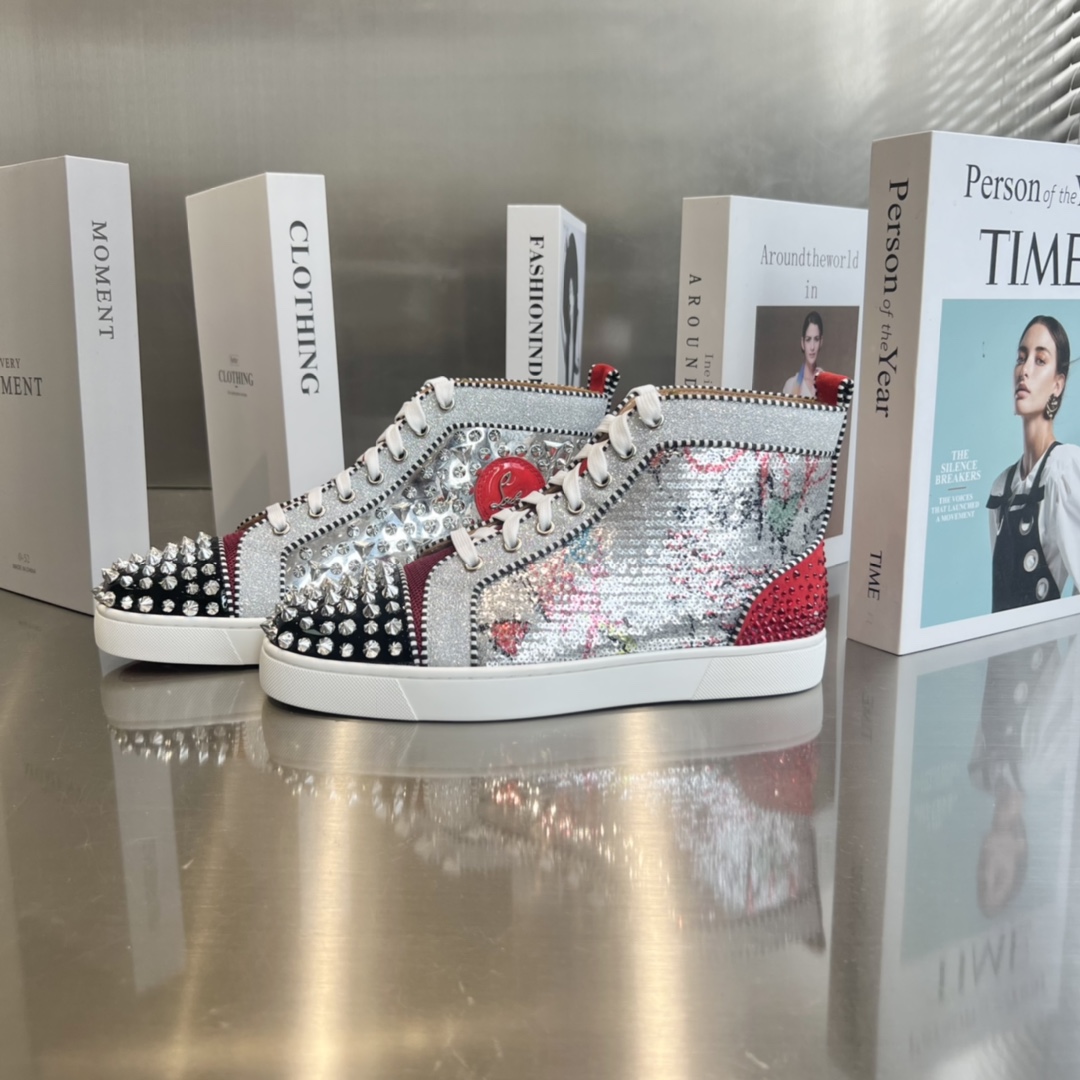 Christian Louboutin High-Top Sneakers - DesignerGu