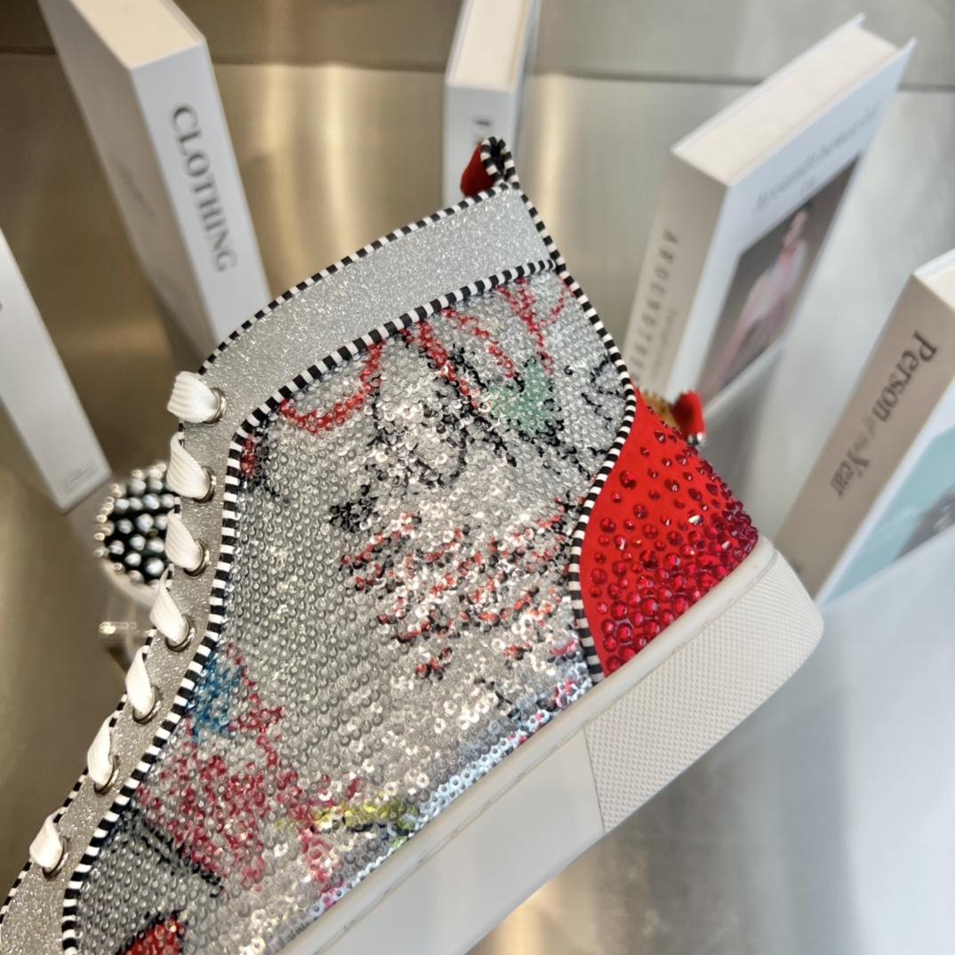 Christian Louboutin High-Top Sneakers - DesignerGu