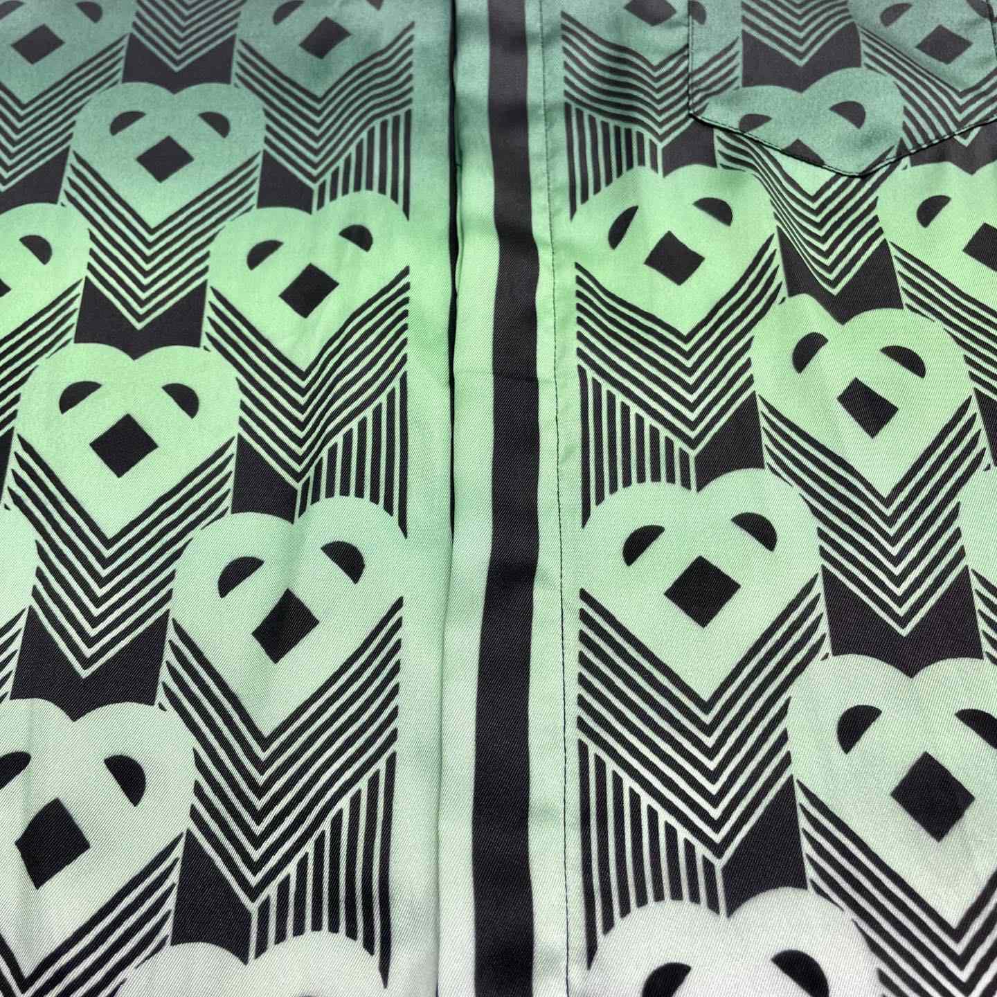 Casablanca Monogram Gradient Silk Shirt   CA3561 - DesignerGu