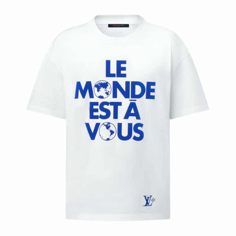 Louis Vuitton Graphic Cotton T-Shirt  1AHCW6 - DesignerGu