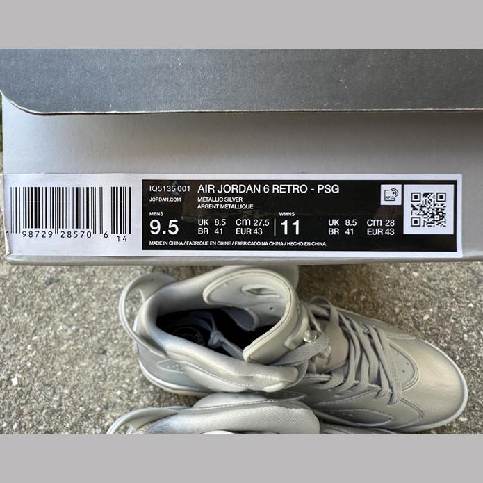 Air Jordan 6 “Cool Grey” | IQ5135-001 - DesignerGu